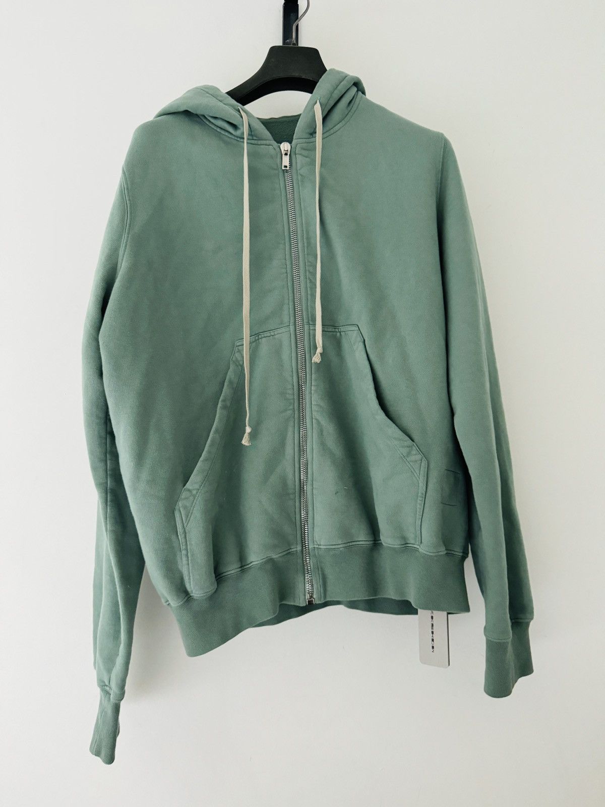 Image of Rick Owens Drkshdw Jason Hoodie in Aqua, Men's (Size 2XL)