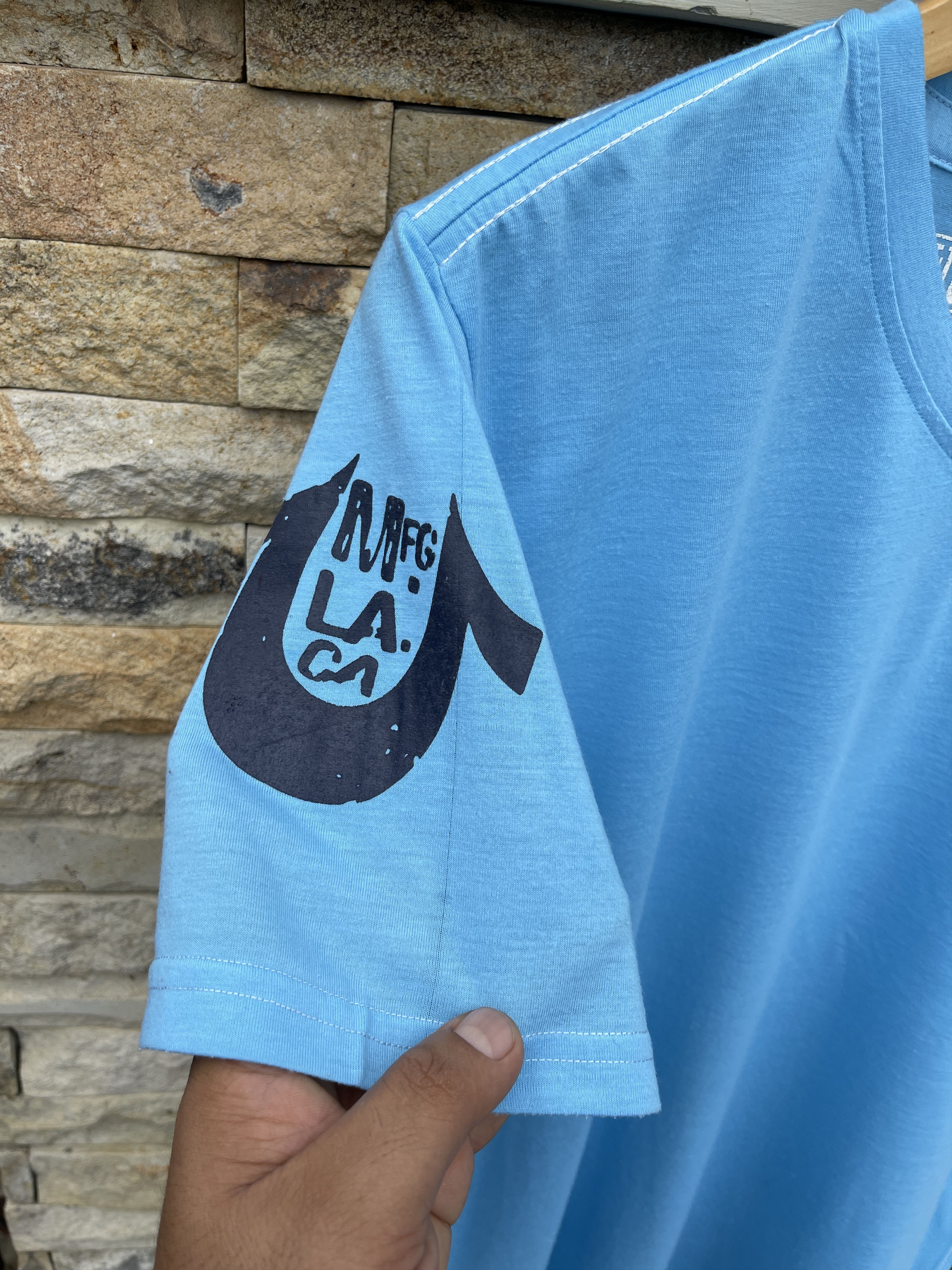 True Religion Last Drop🔥Rare🔥True Religion Blue T Shirt Size US L / EU 52-54 / 3 - 4 Thumbnail