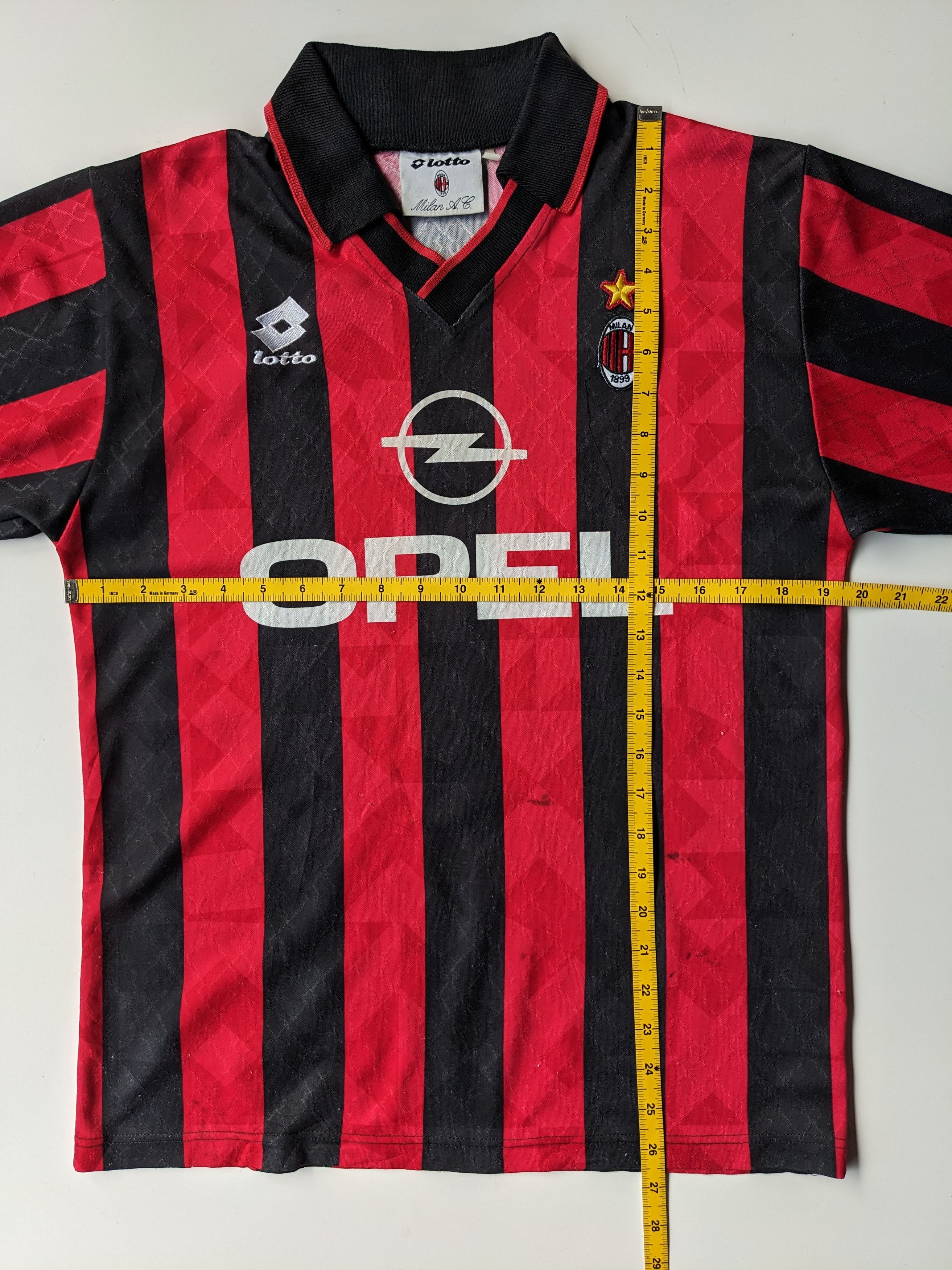 Other Vintage AC MILAN 1995-1996 Home jersey kit Size US M / EU 48-50 / 2 - 7 Thumbnail