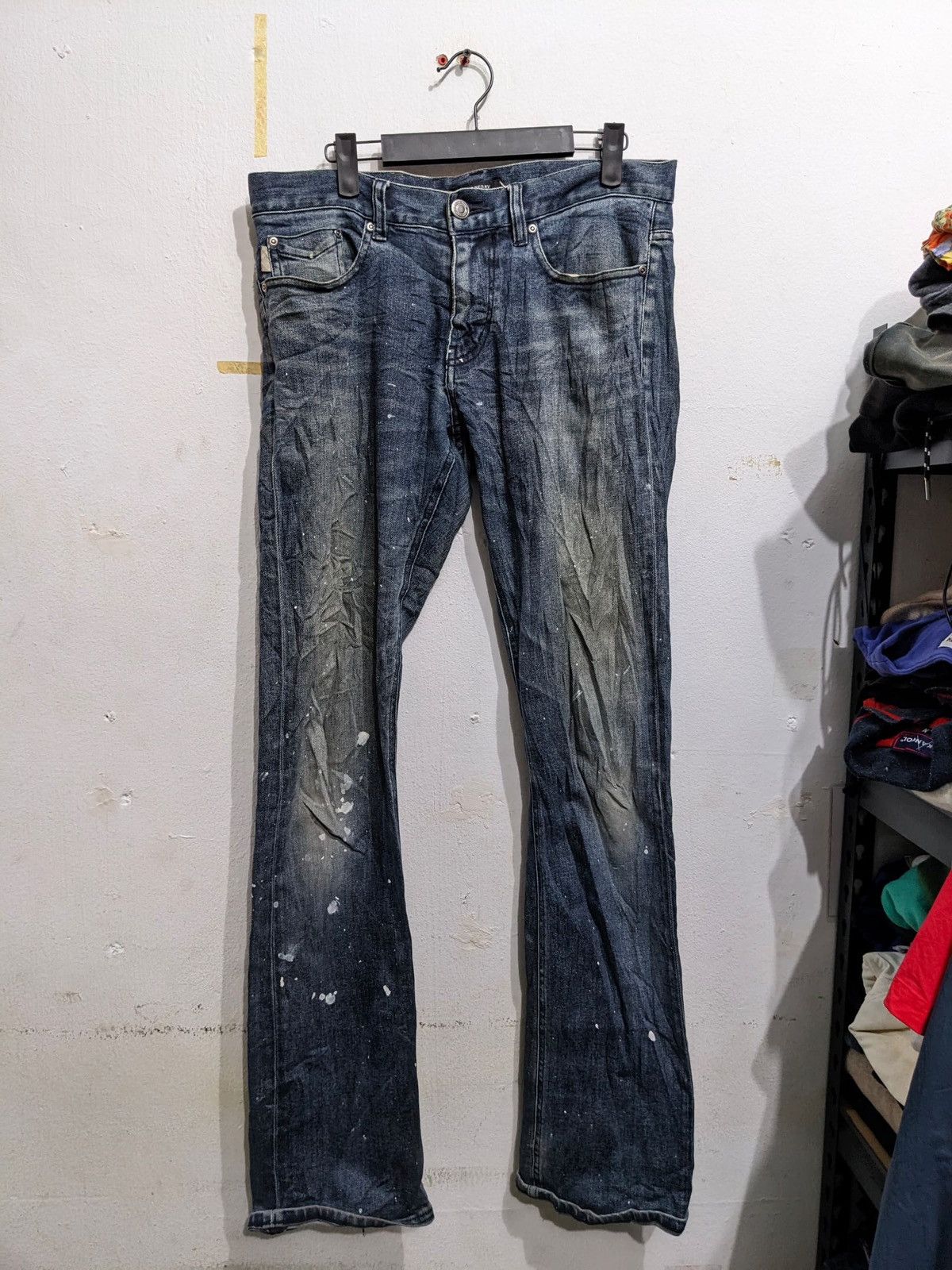 Burberry DISTRESSED BURBERRY PAINTS JEANS PANTS Size US 32 / EU 48 - 1 Thumbnail