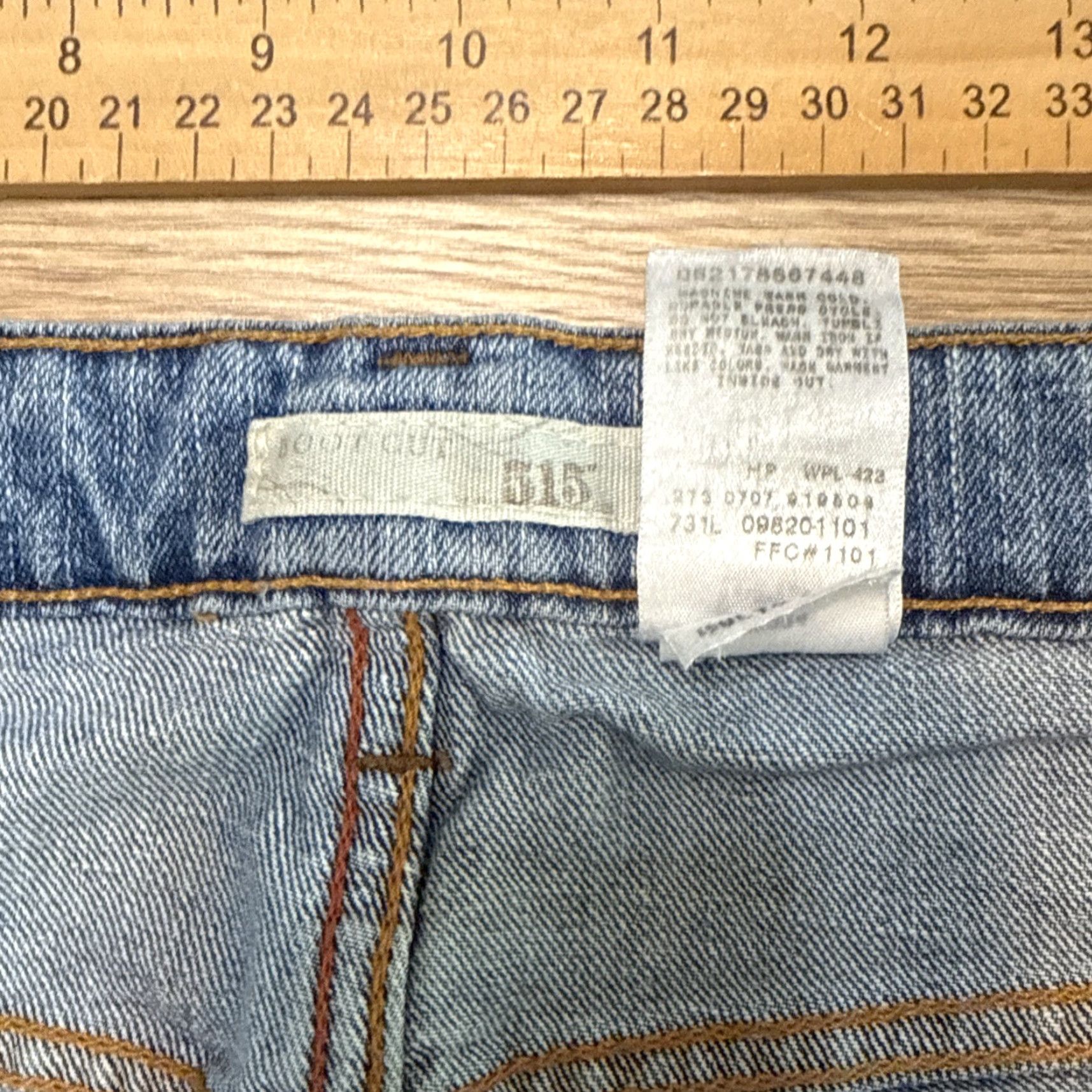 Levi's Levi's 515 Women's Jeans Size 20 Plus High-Rise Blue Denim Bootcut Stretch Pants Size 42" / US 20 - 5 Thumbnail