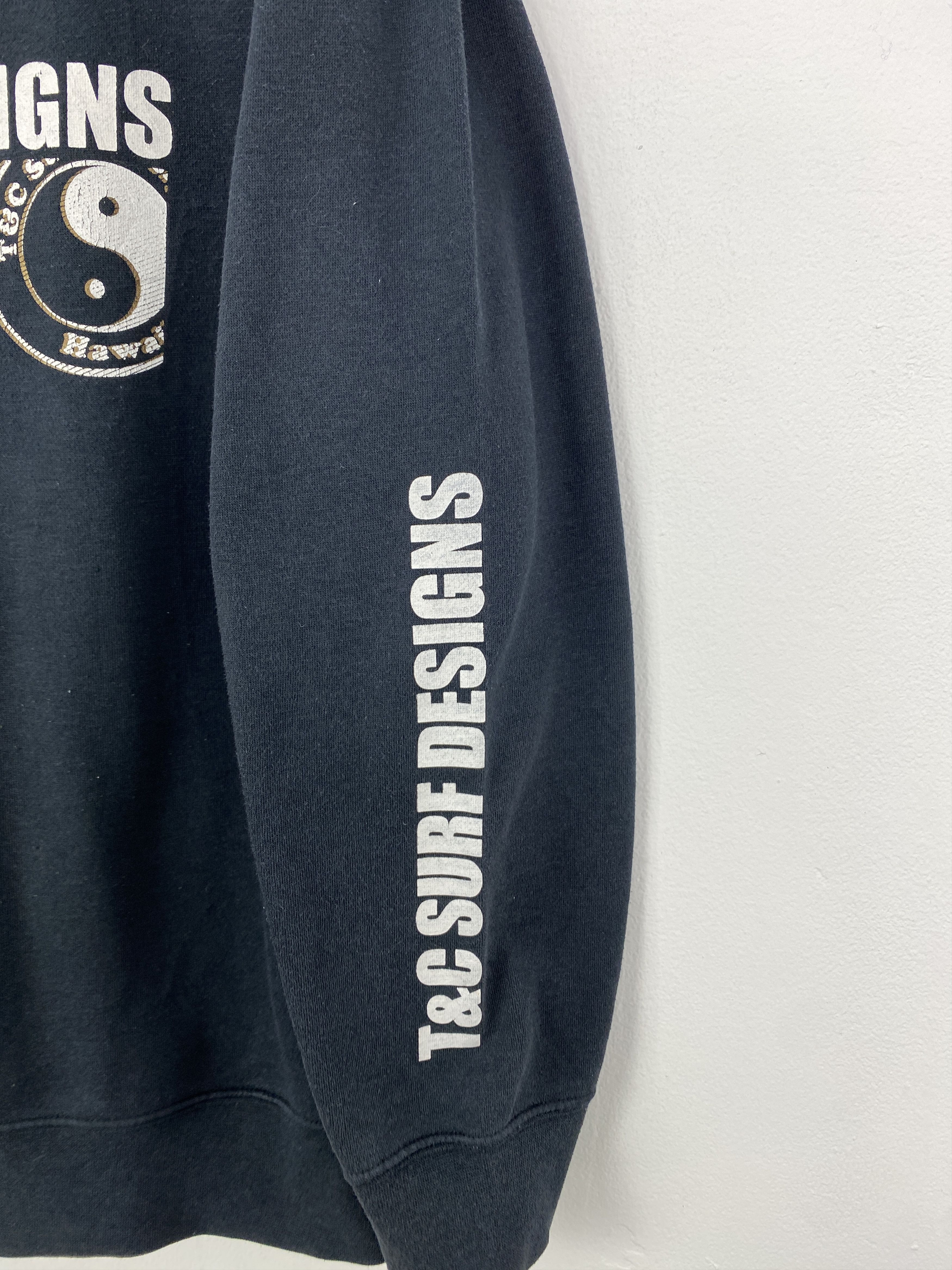 Other Vintage T&C Surf Design Pullover Backhit Sweatshirt SH0093 Size US XL / EU 56 / 4 - 6 Thumbnail