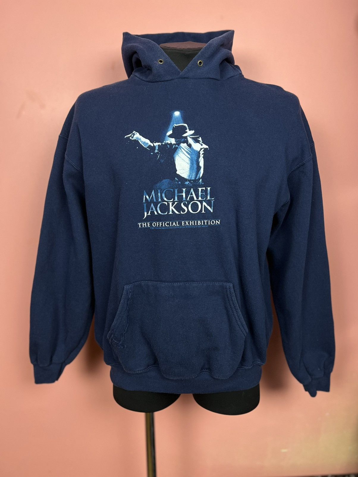 Vintage Michael Jackson music hoodie 2005 rock official exhibition Size US L / EU 52-54 / 3 - 1 Thumbnail