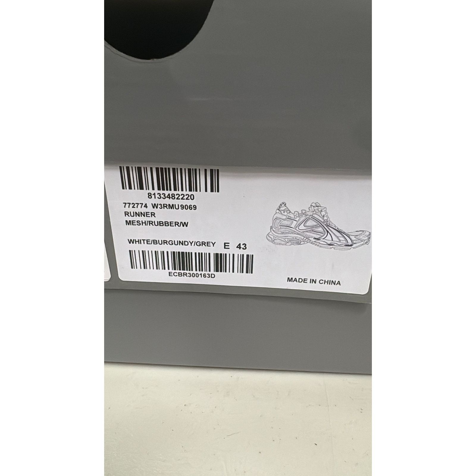 Balenciaga o1rshd1 Four Color Rubber Runners in Multicolor Size US 10 / EU 43 - 24 Thumbnail