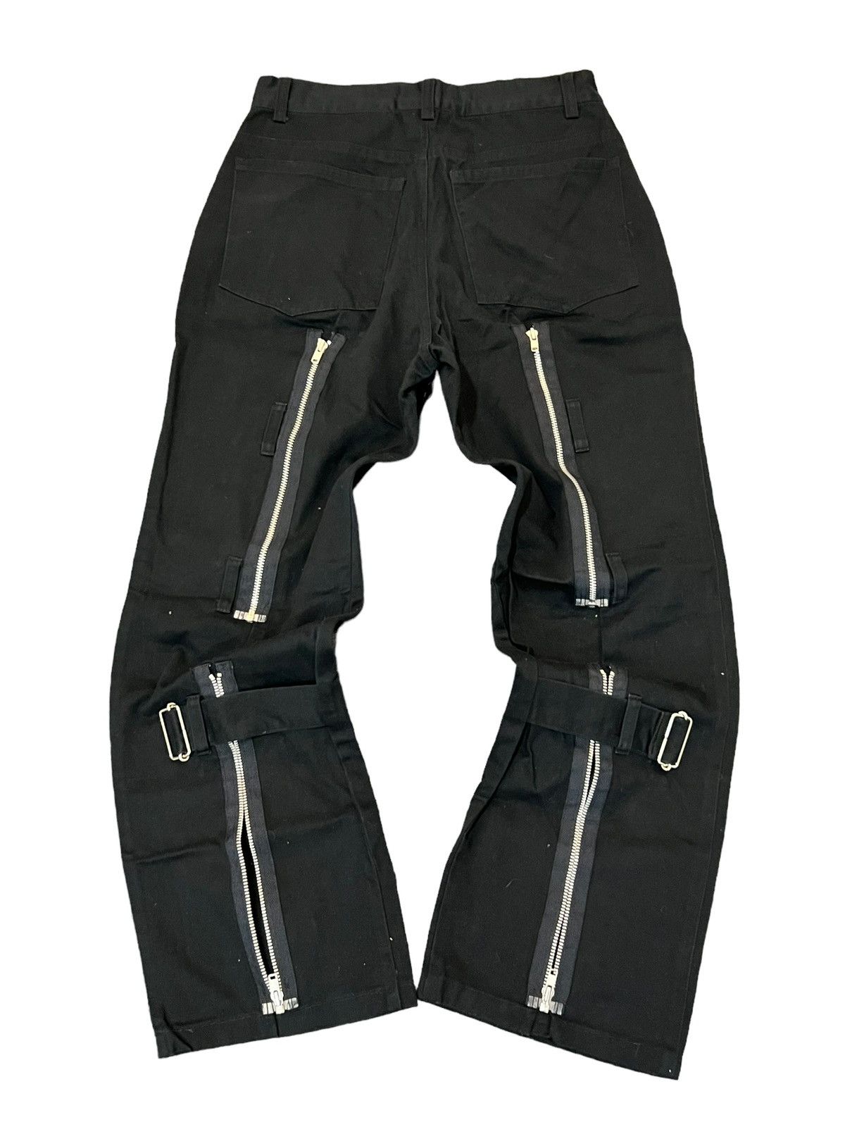 image of Beauty Beast x If Six Was Nine In The Attic Back Zip Punk Bondage Pants Seditionaries in Black (Siz