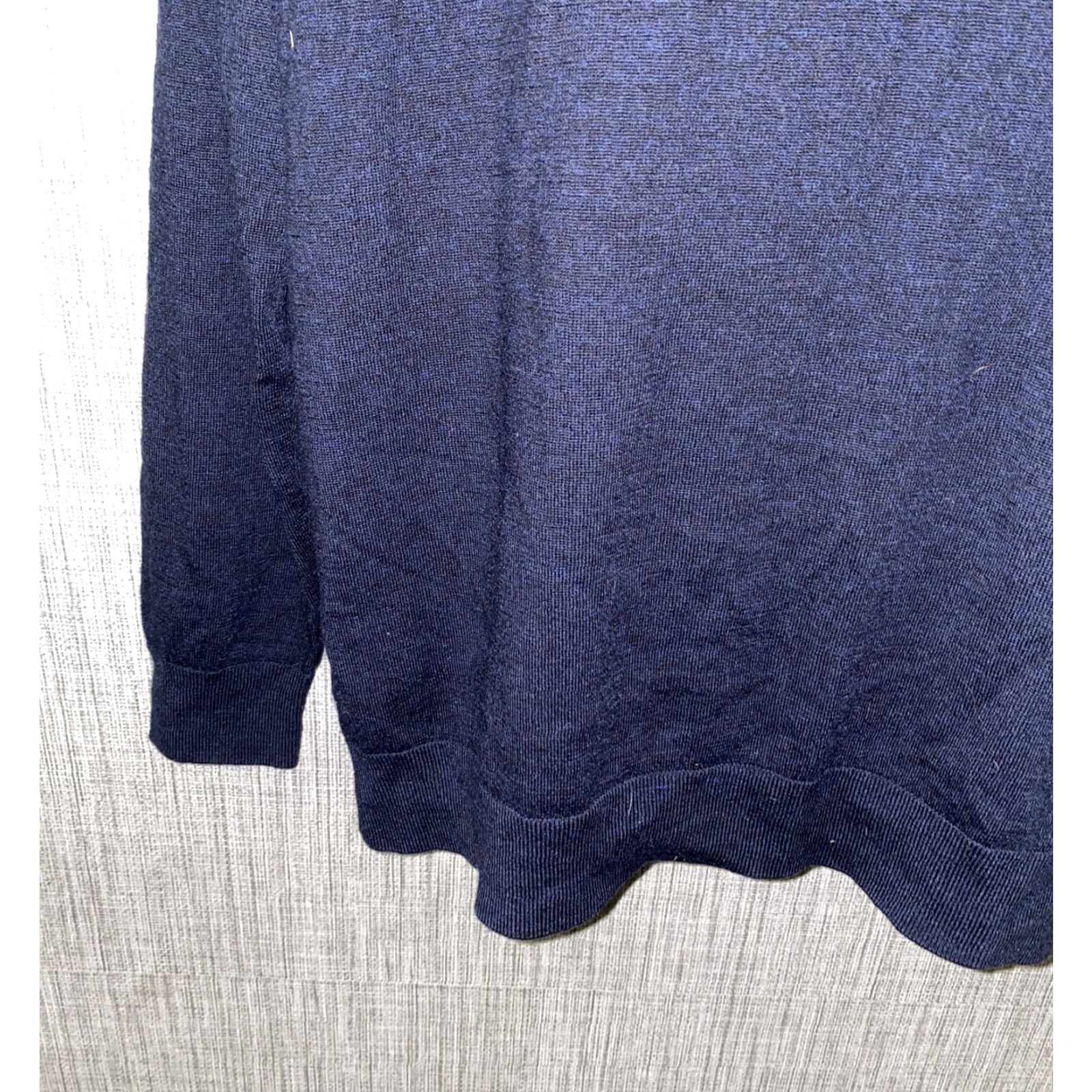 UNTUCKit UNTUCKIT Sweater Shirt 2XL Navy Blue Merino Wool 1/2 Zip Pullover Mens Regular Size 2XL Navy Merino 1/2 Zip Pullover Mens 2XL Size US XXL / EU 58 / 5 - 4 Thumbnail