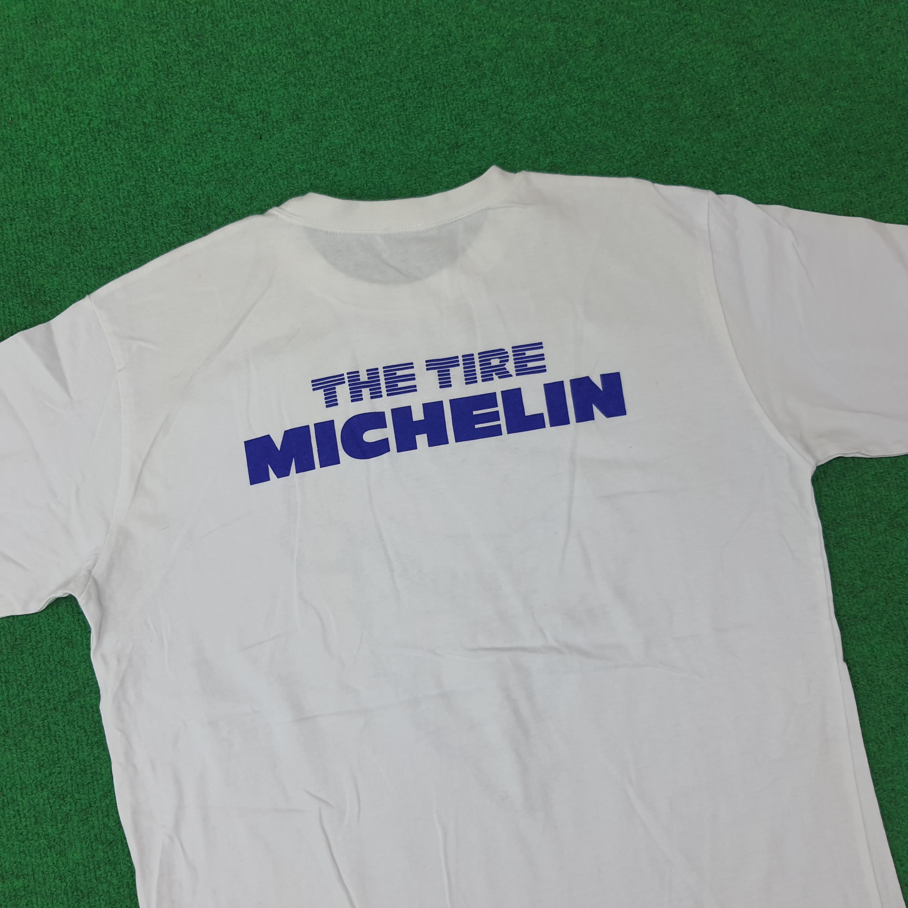 Vintage Vintage The Tire Michelin Motorsports Tshirt C259N6 Size US L / EU 52-54 / 3 - 4 Thumbnail
