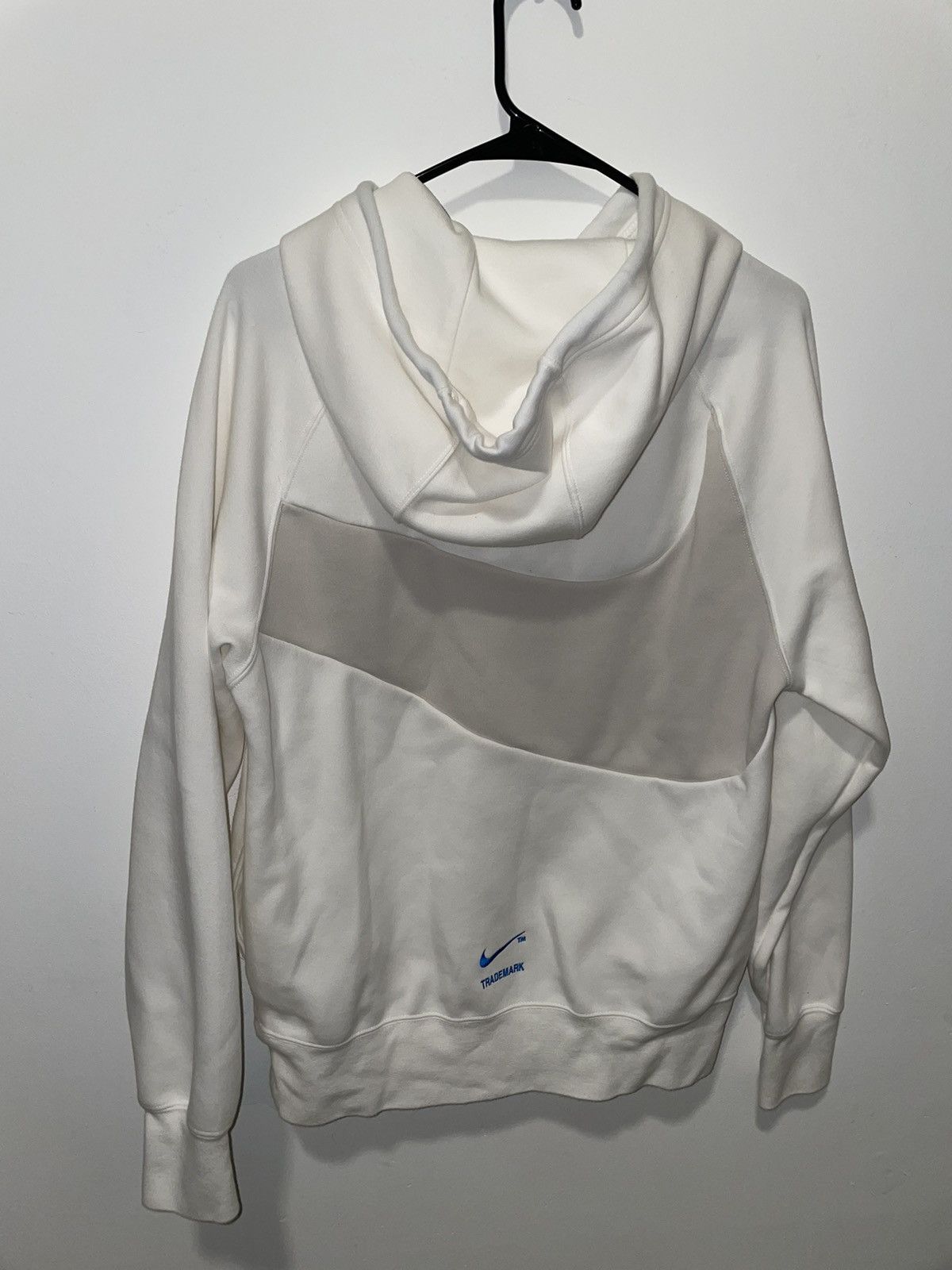 Nike NIKE Off-White & Grey Sportswear Swoosh Tech Hoodie and Sweatpants Size US S / EU 44-46 / 1 - 3 Thumbnail
