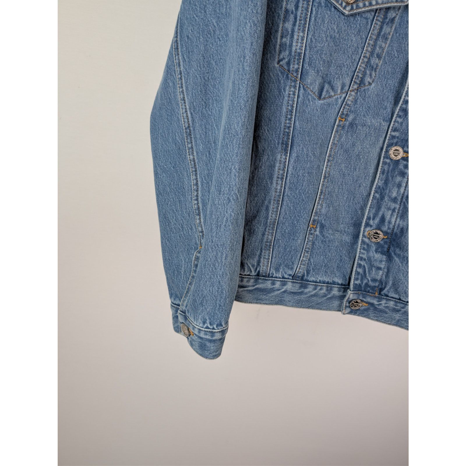 Vetements o1rshd1 Deconstructed Hooded Denim Jacket in Denim Mid Blue Size US M / EU 48-50 / 2 - 6 Thumbnail