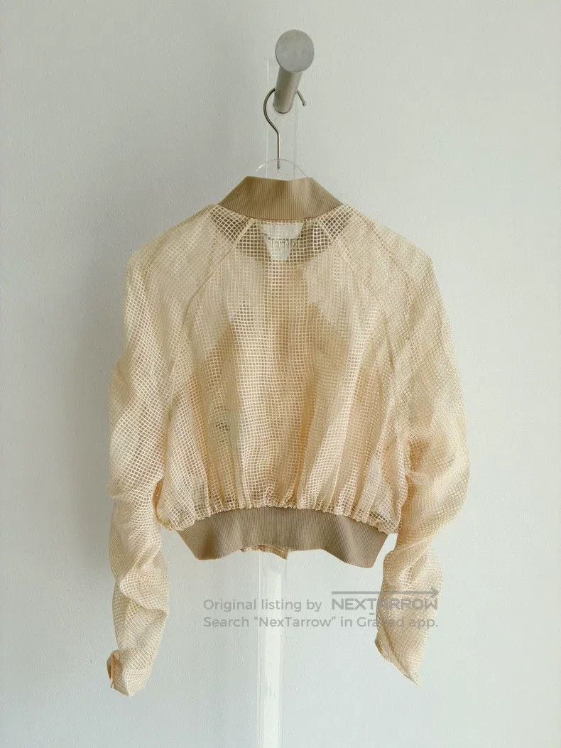 Fendi Fendi Beige Mesh Sun Protection Jacket, Zipper Style, Mesh Size XS / US 0-2 / IT 36-38 - 2 Thumbnail