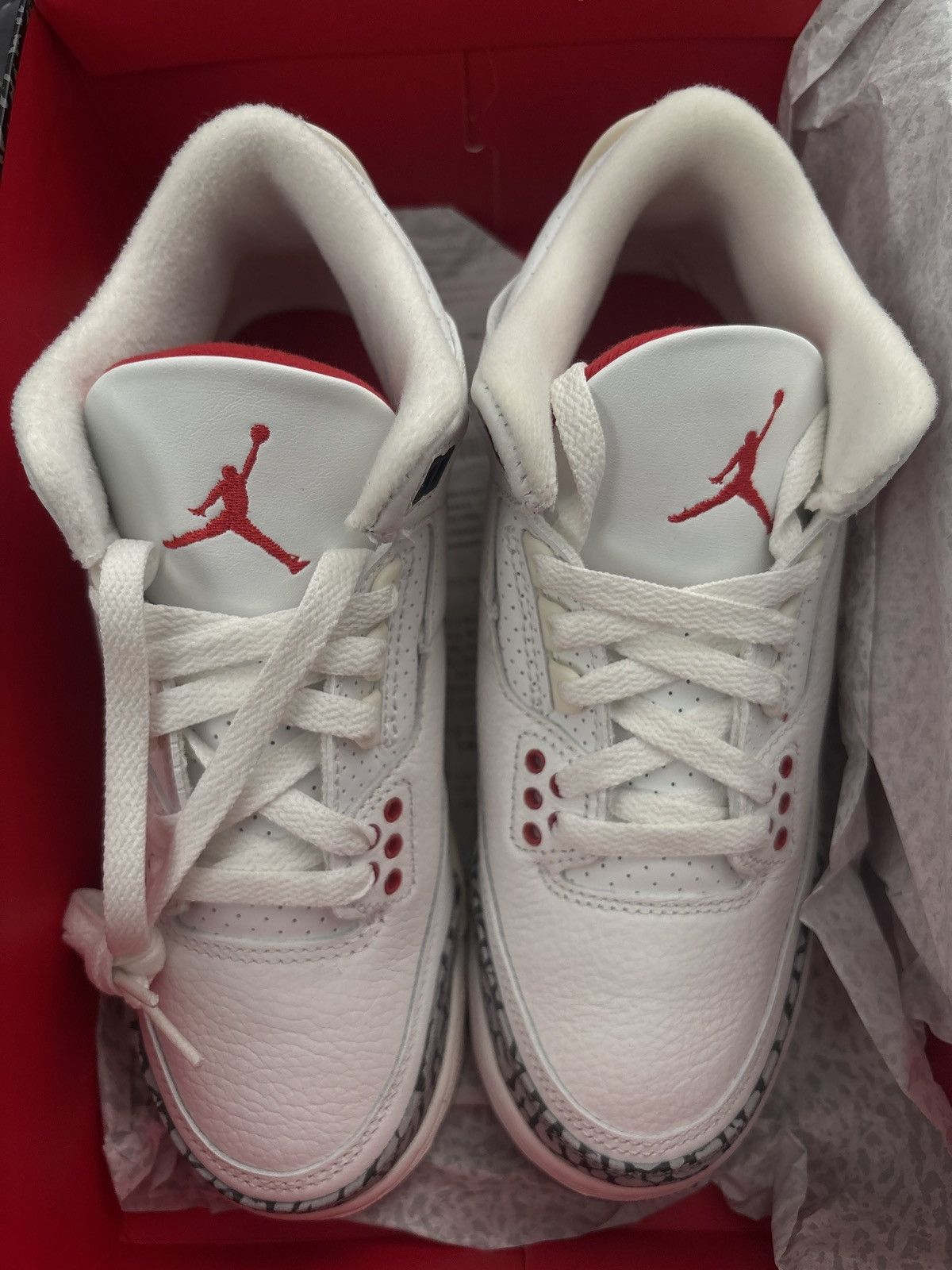 Jordan Brand AIR JORDAN 3 RETRO “White Cement” 2023 Size US 5.5 / IT 35.5 - 3 Thumbnail