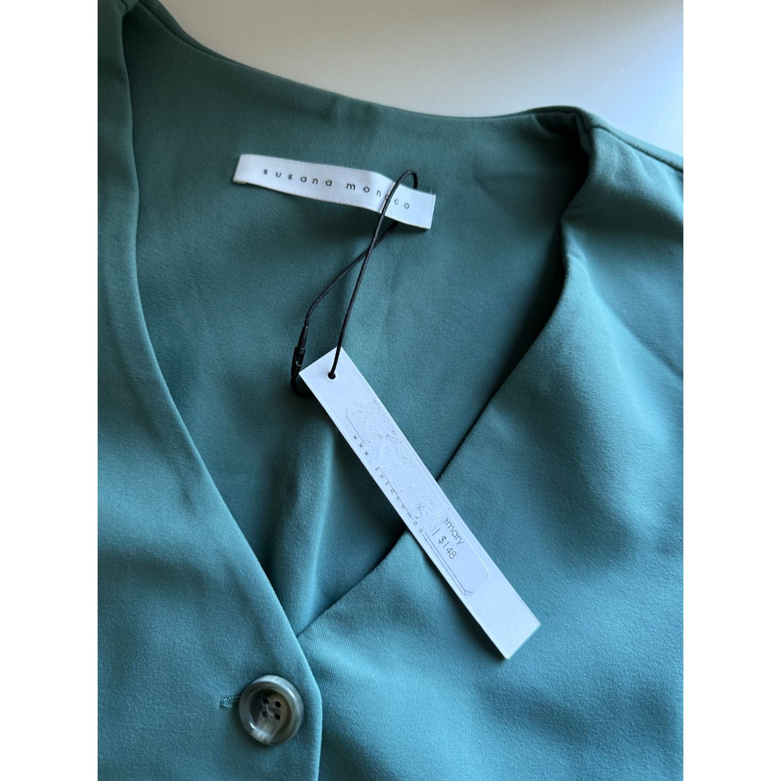 Susana Monaco $148 New Susana Monaco Button Vest - Rosemary - Small Size S / US 4 / IT 40 - 8 Thumbnail