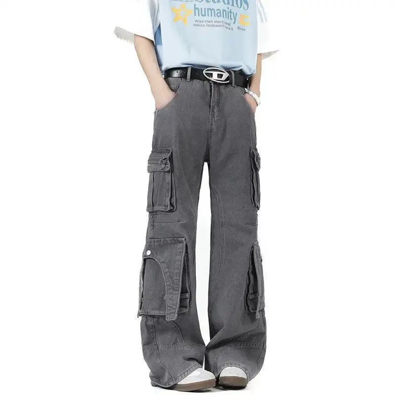 Japanese Brand Loose straight leg casual pocket jeans Size US 32 / EU 48 - 5 Thumbnail
