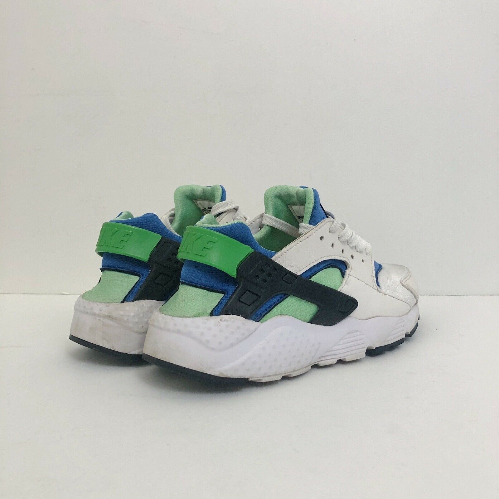Nike 2014 Nike Huarache Run GS Scream Green Blue Sz 6Y Size US 7.5 / IT 37.5 - 4 Thumbnail