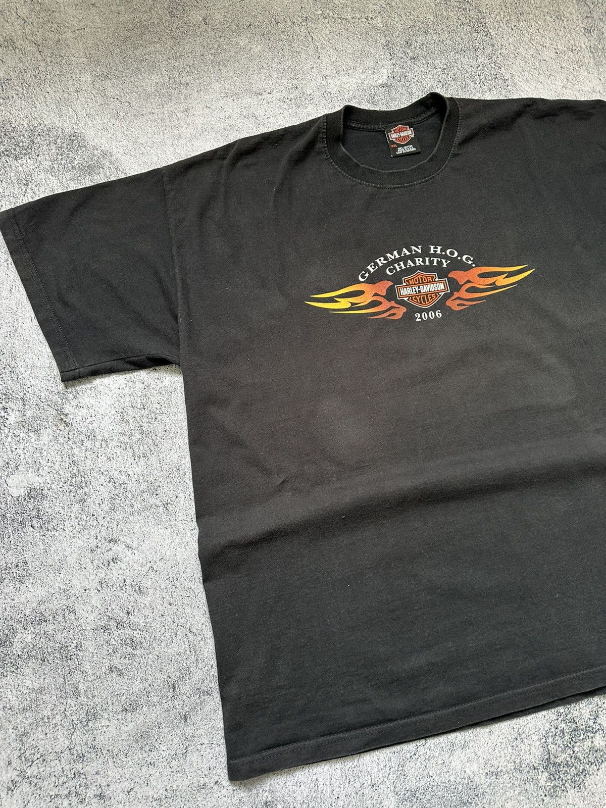 Harley Davidson Made in USA Harley Davidson T-shirt 2006 German Charity Size US XXL / EU 58 / 5 - 5 Thumbnail