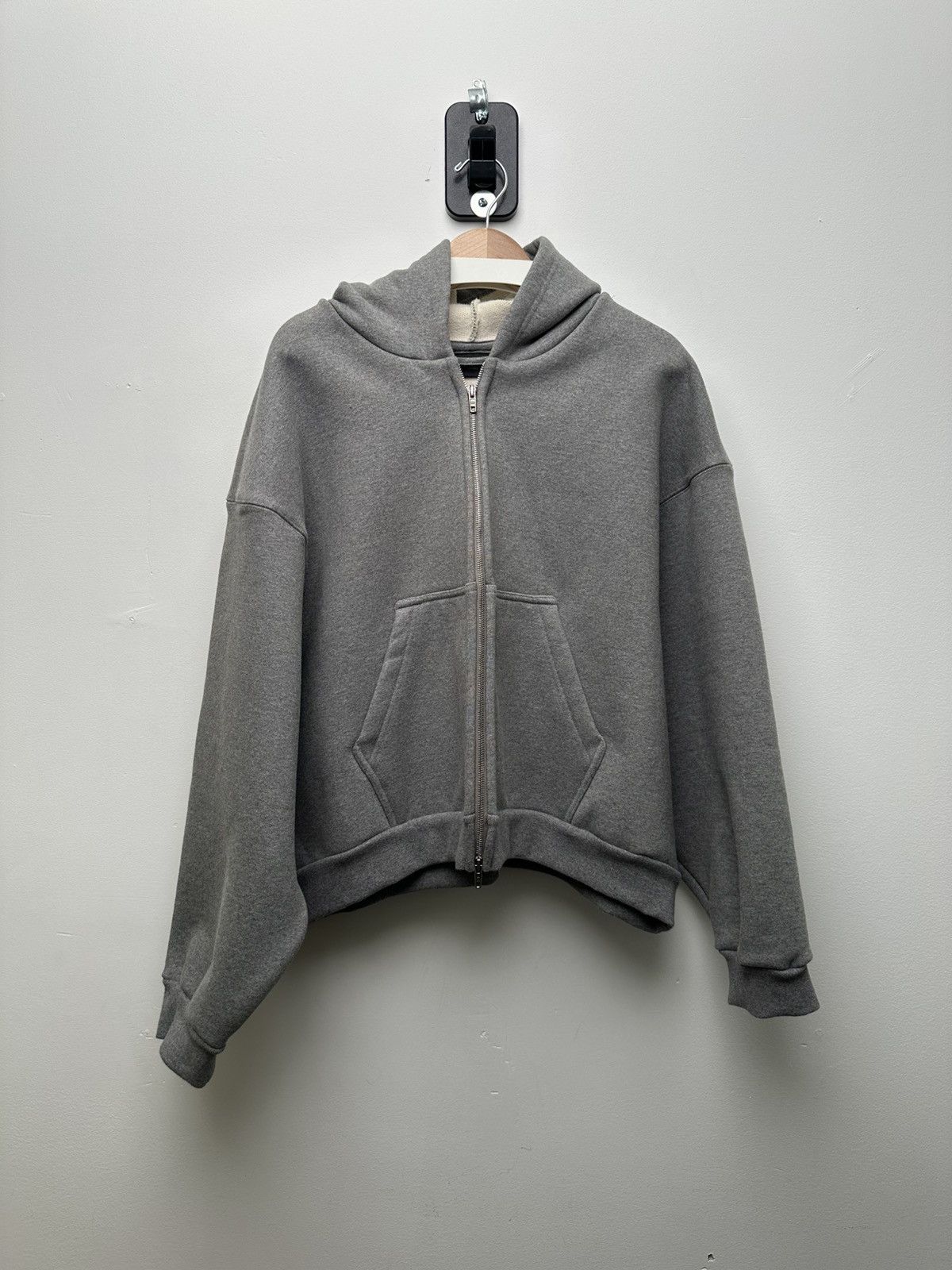 Balenciaga Balenciaga Heavy Grey Zip Hoodie Size US M / EU 48-50 / 2 - 1 Thumbnail