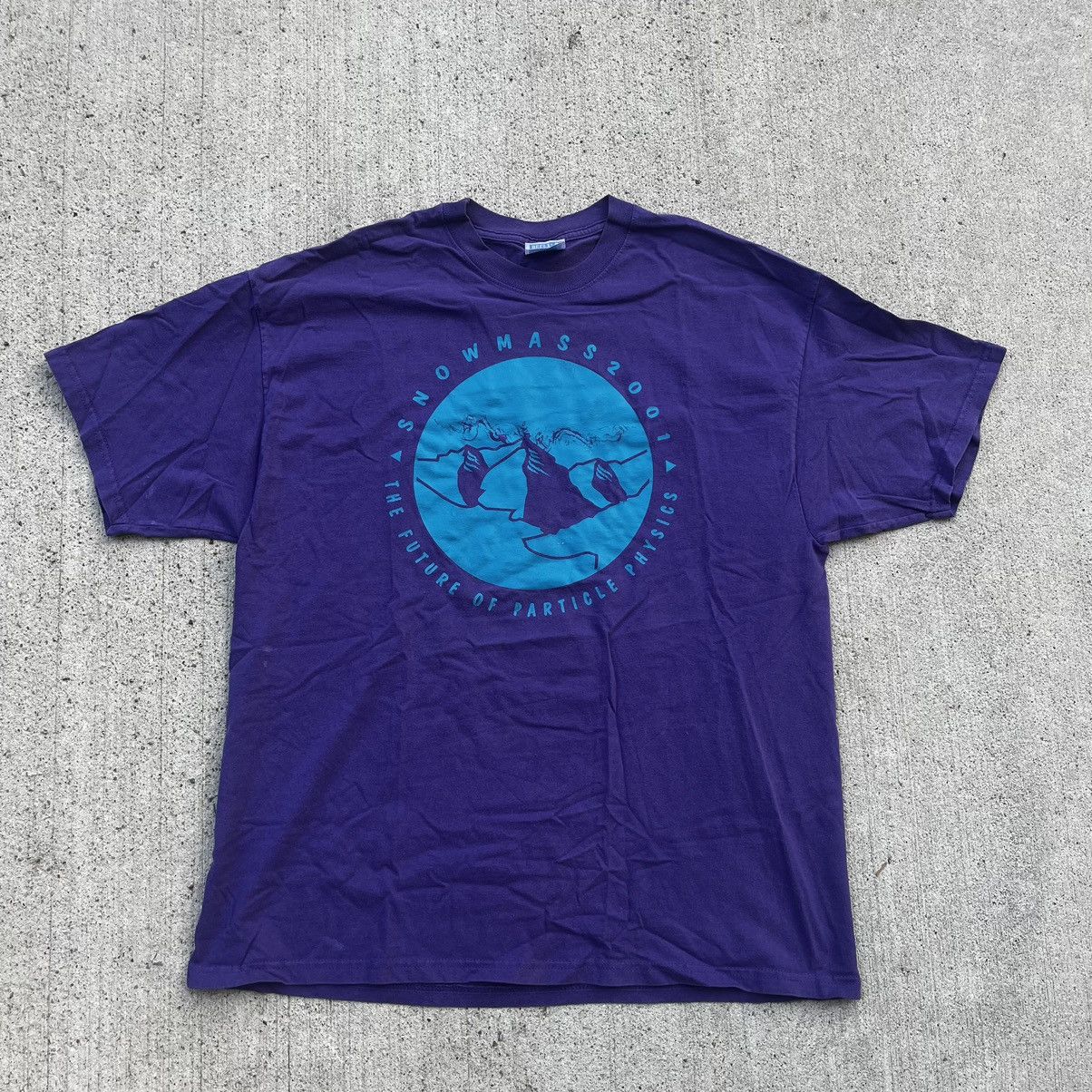 Band Tees × Vintage Vintage 2001 Y2K Snowmass Physics Aspen Men’s X Large Size US XL / EU 56 / 4 - 1 Thumbnail