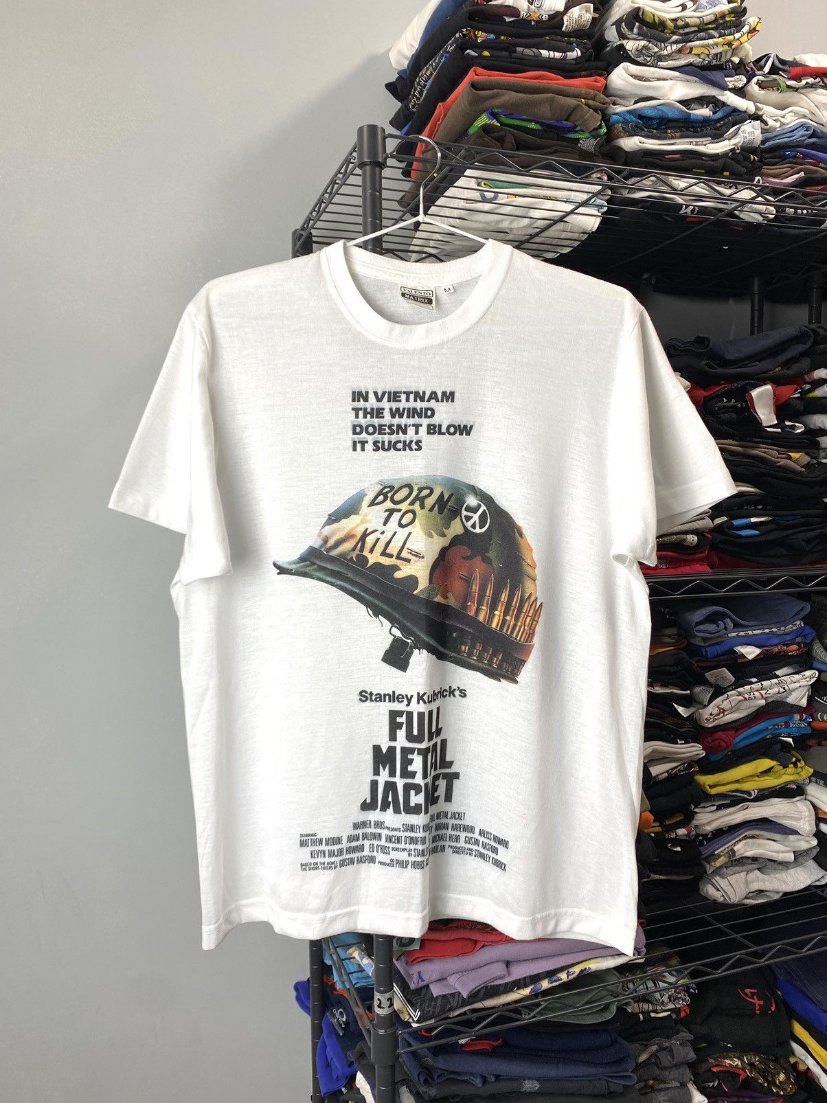 Other Ultra RARE 80s Vintage Full Metal Jacket T Shirt Kubrick Size US M / EU 48-50 / 2 - 1 Thumbnail