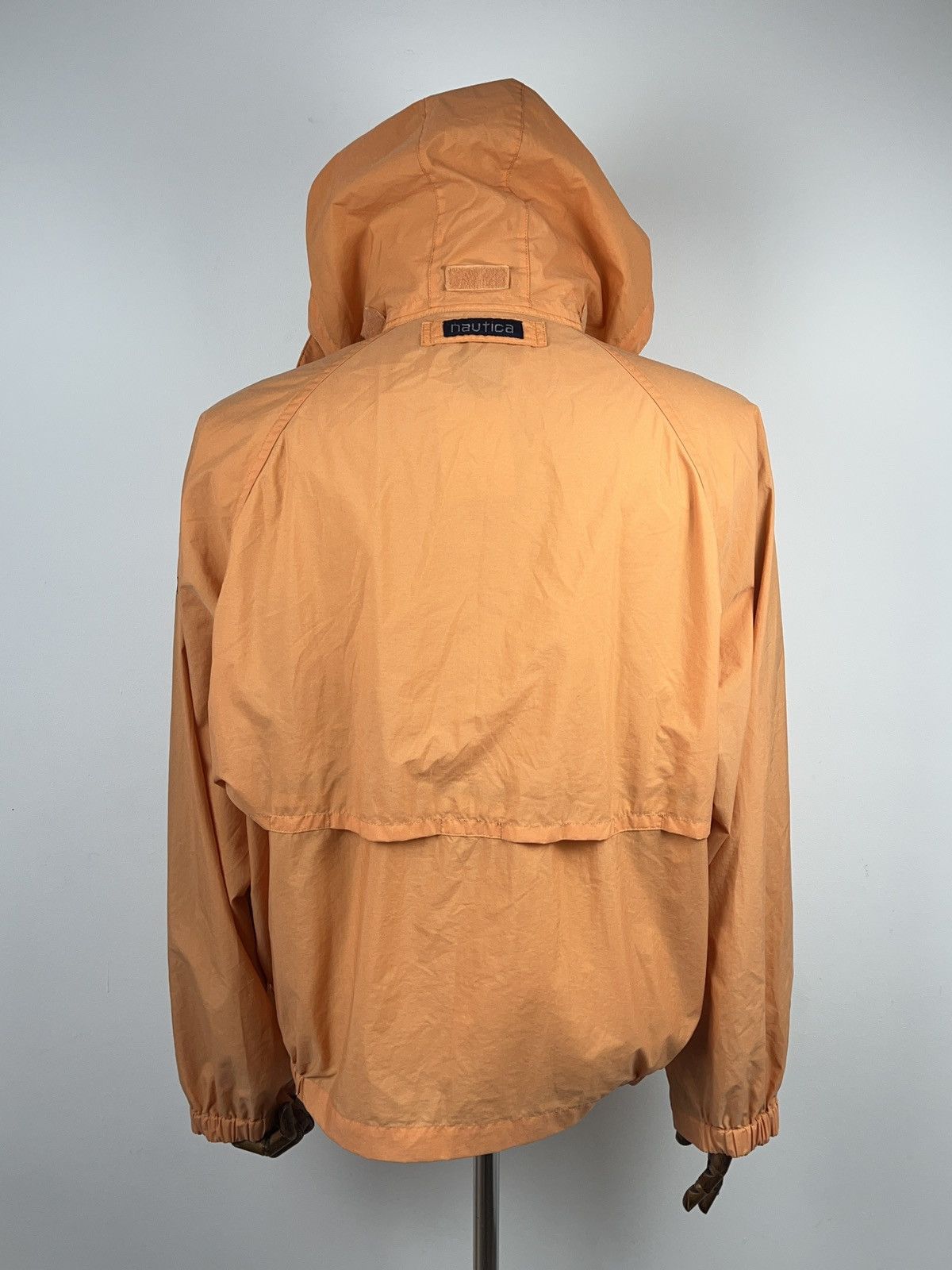 Nautica × Vintage Nautica Vintage Orange Hooded Jacket Size L Size US L / EU 52-54 / 3 - 2 Thumbnail