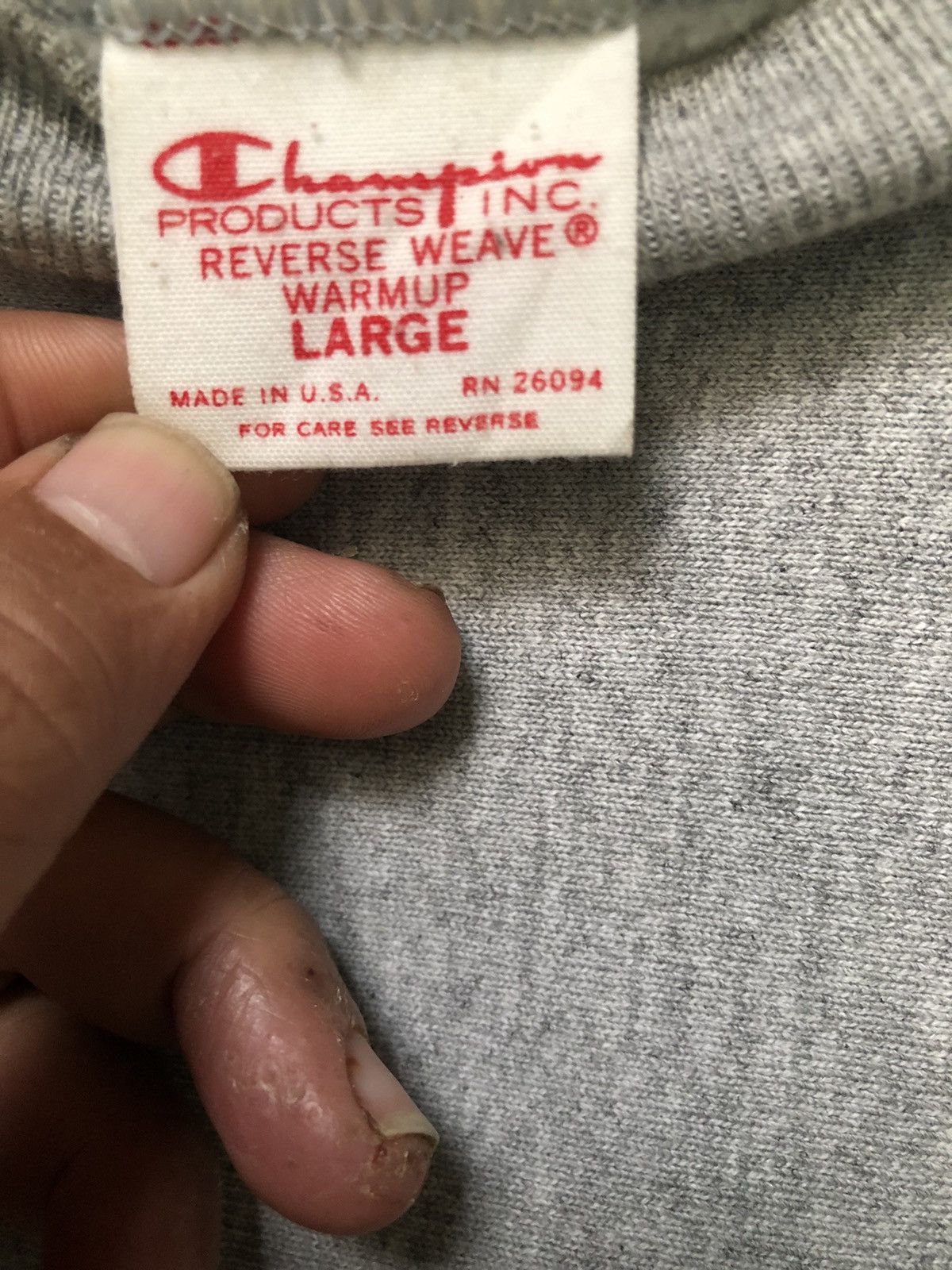 Champion × Vintage Vintage 70’s Champion Reverse Weave Red Tag Sweatshirt Size US M / EU 48-50 / 2 - 3 Thumbnail