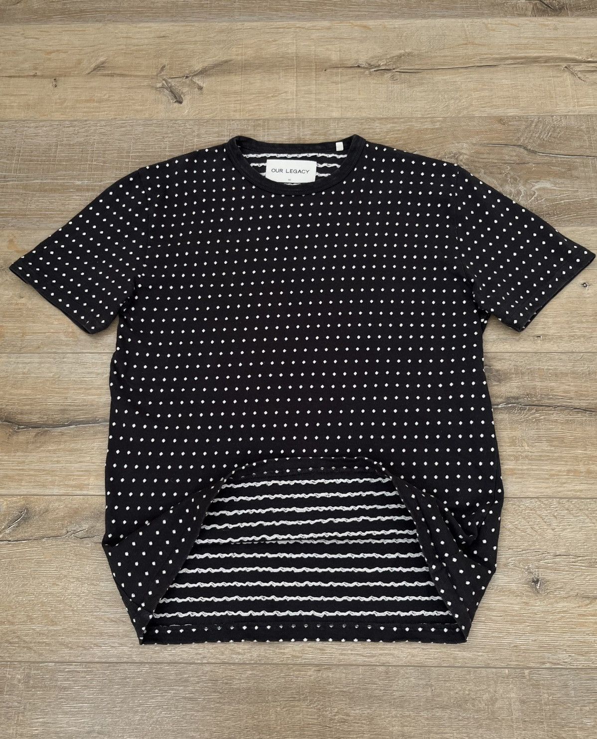 Our Legacy Our Legacy Jacquard Dot T-Shirt Size US L / EU 52-54 / 3 - 7 Thumbnail
