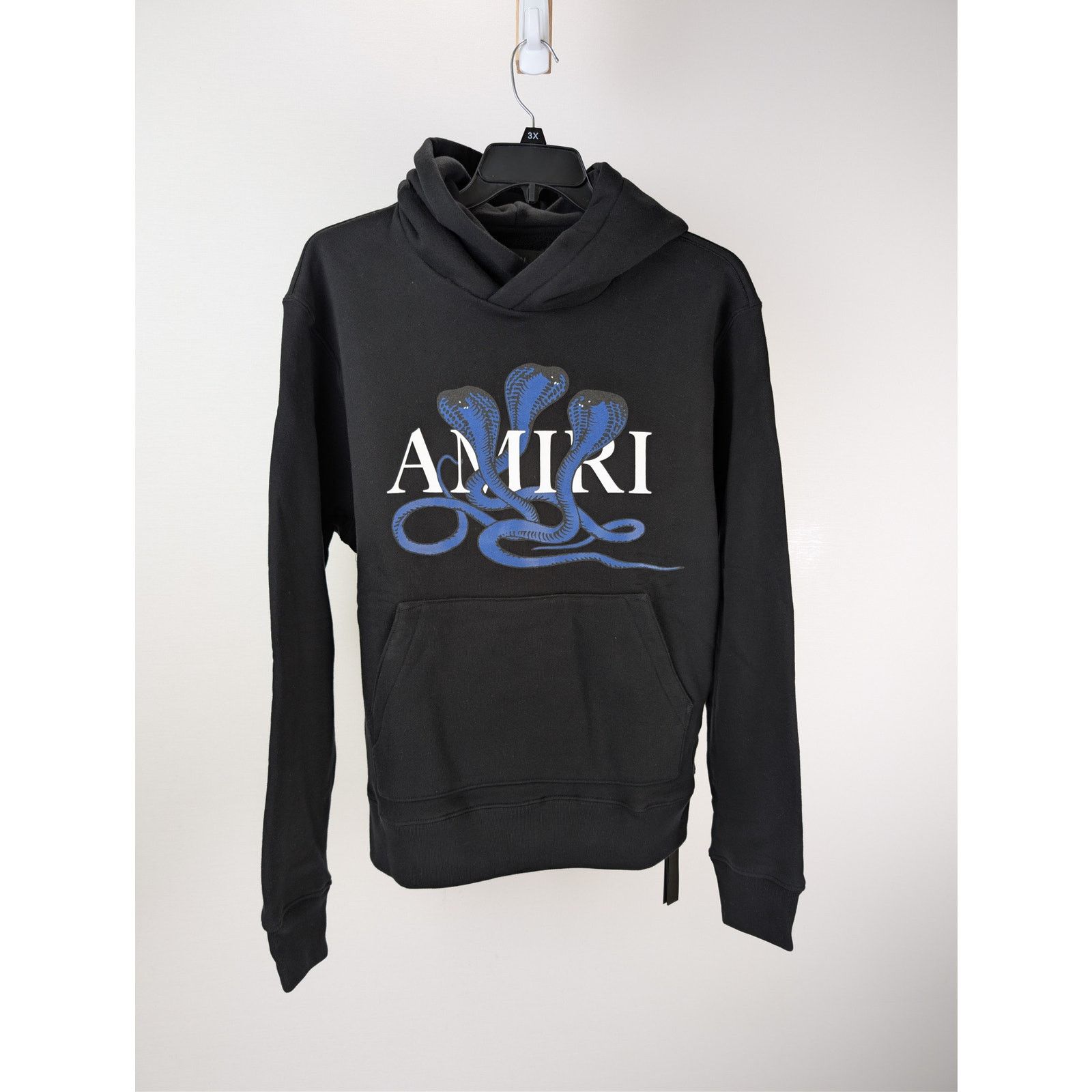 Amiri o1rshd1 Snake Hoodie in Black/Blue Size US S / EU 44-46 / 1 - 1 Thumbnail