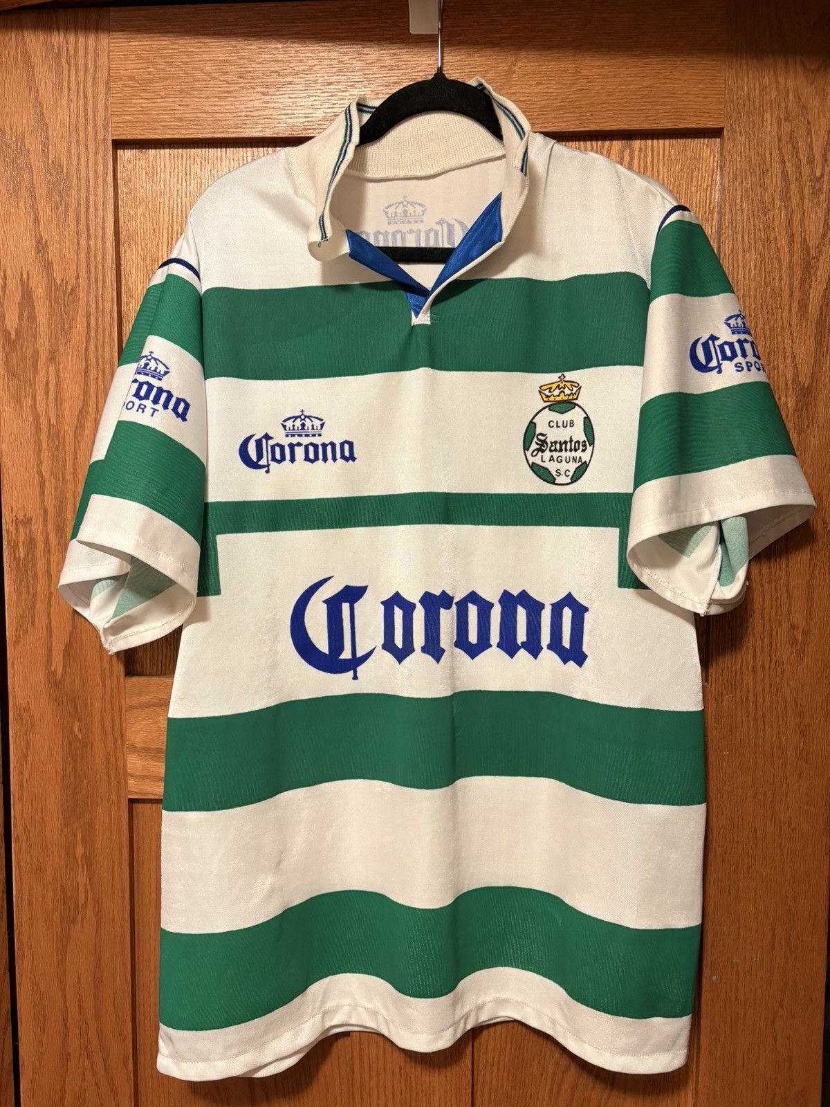 Other VINTAGE SANTOS LAGUNA 1995-1996 ORIGINAL JERSEY Size US XL / EU 56 / 4 - 1 Thumbnail