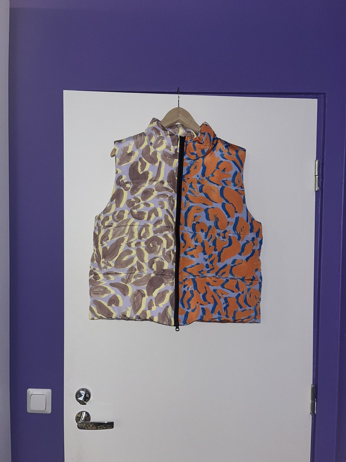 Stine Goya Multicolor Leonor Puffer Vest Sleeveless Leopard Print Size S / US 4 / IT 40 - 1 Thumbnail