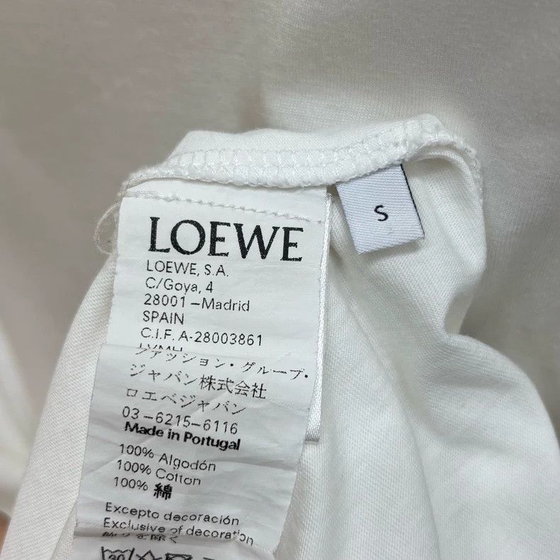 Loewe LOEWE White embroidered three-dimensional logo round colla Size S / US 4 / IT 40 - 5 Thumbnail