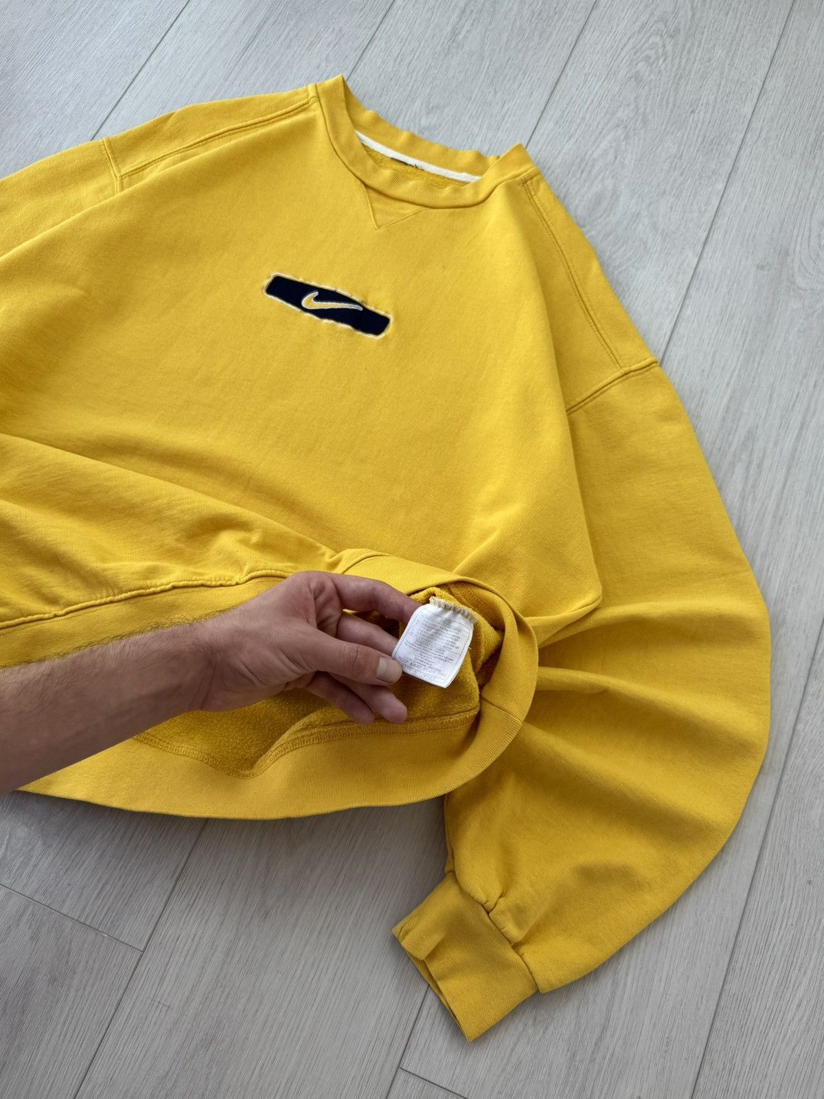 Nike Vintage Nike Sweatshirt Center Swoosh 90s Y2K Hype Drill 80s Size US M / EU 48-50 / 2 - 5 Thumbnail