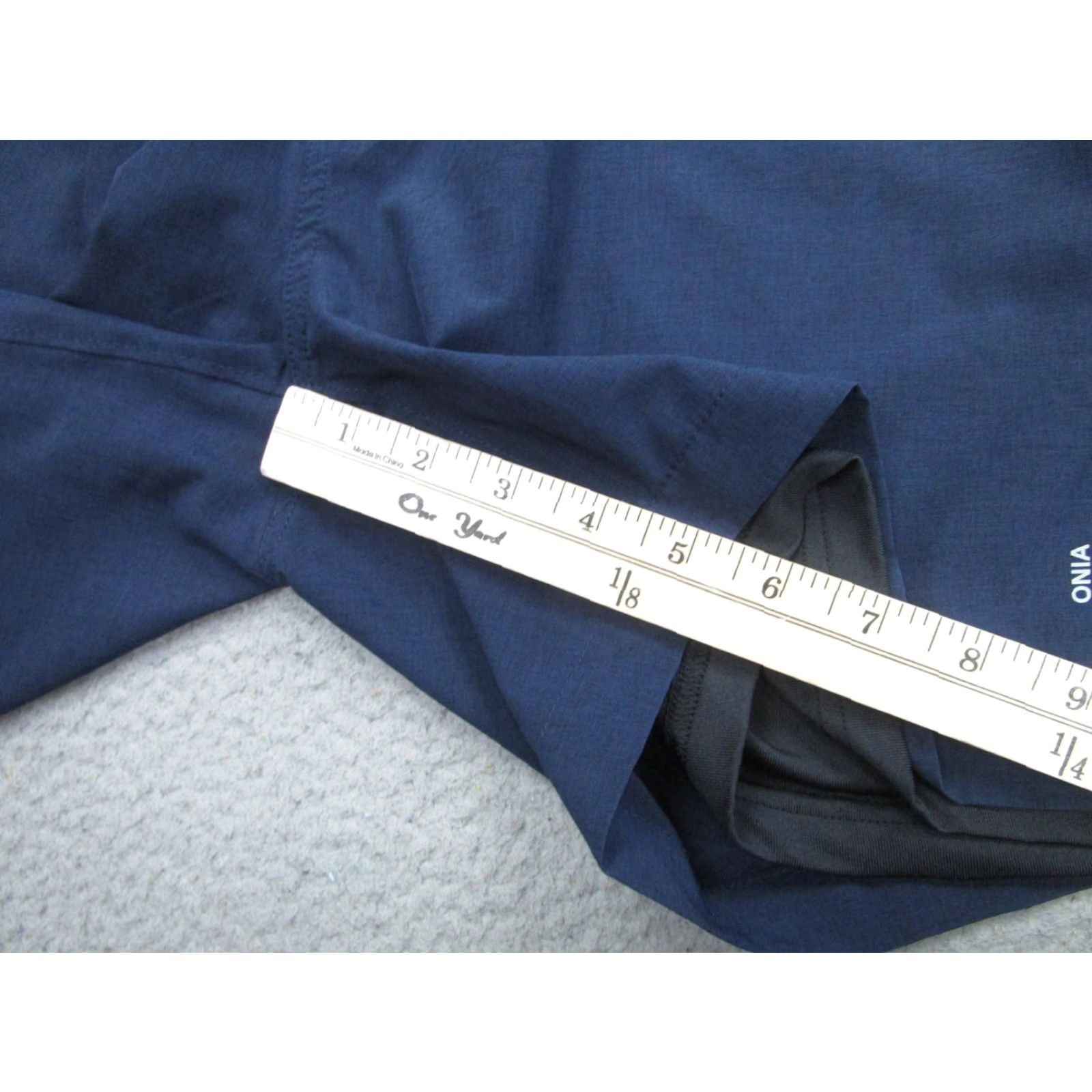 Onia Onia Shorts Mens Medium Blue 2-in-1 Lined Running Training Quick Dry Zip Pocket Size US 31 - 4 Thumbnail
