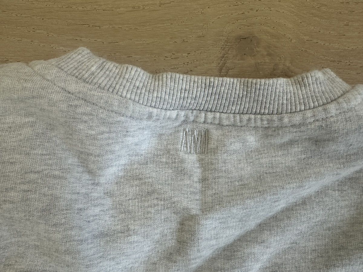 AMI AMI x Smiley Sweatshirt - Marl Grey Size US L / EU 52-54 / 3 - 5 Thumbnail