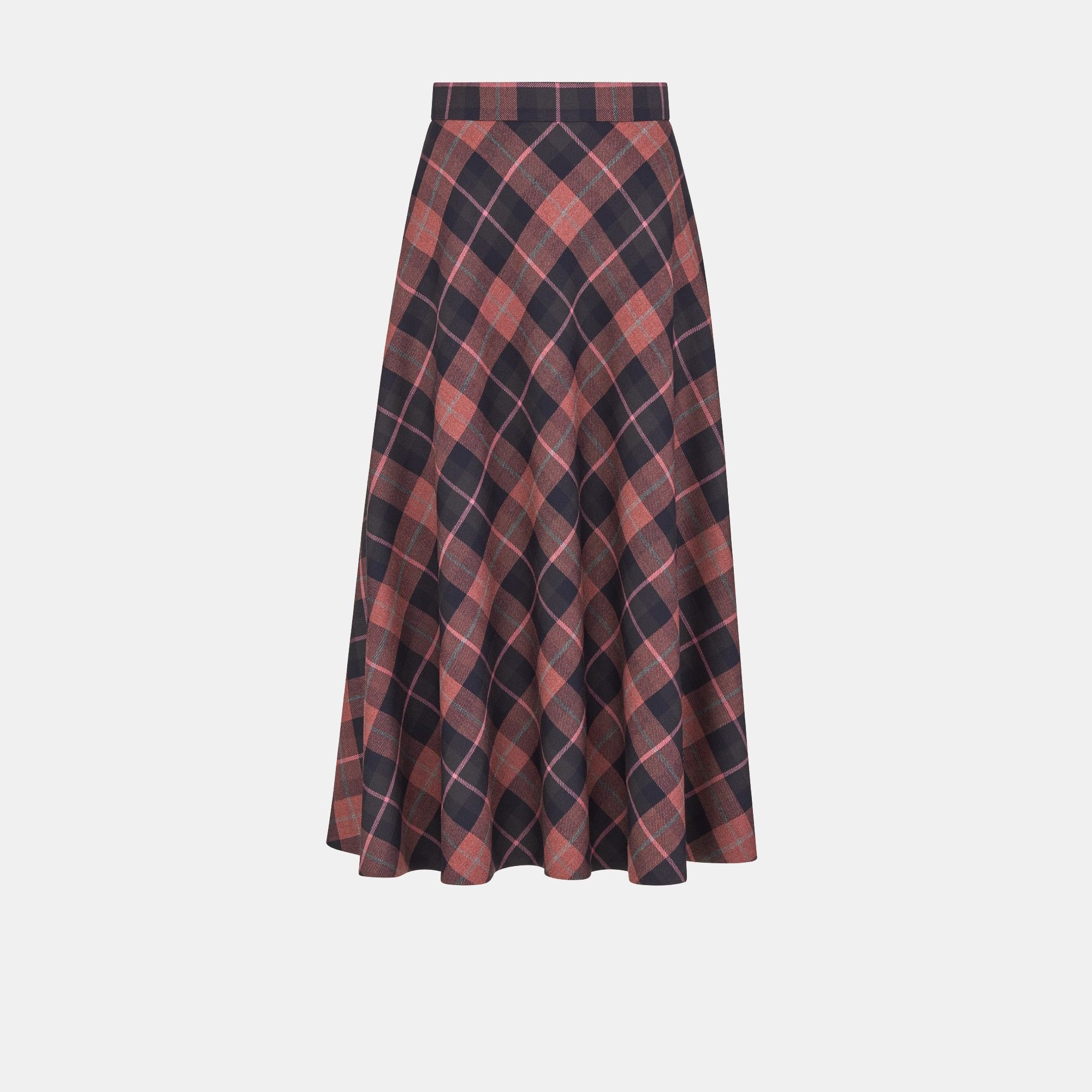 Dior o1bcso1str0126 Midi Skirts in Pink Size 26" / US 2 / IT 38 - 1 Preview