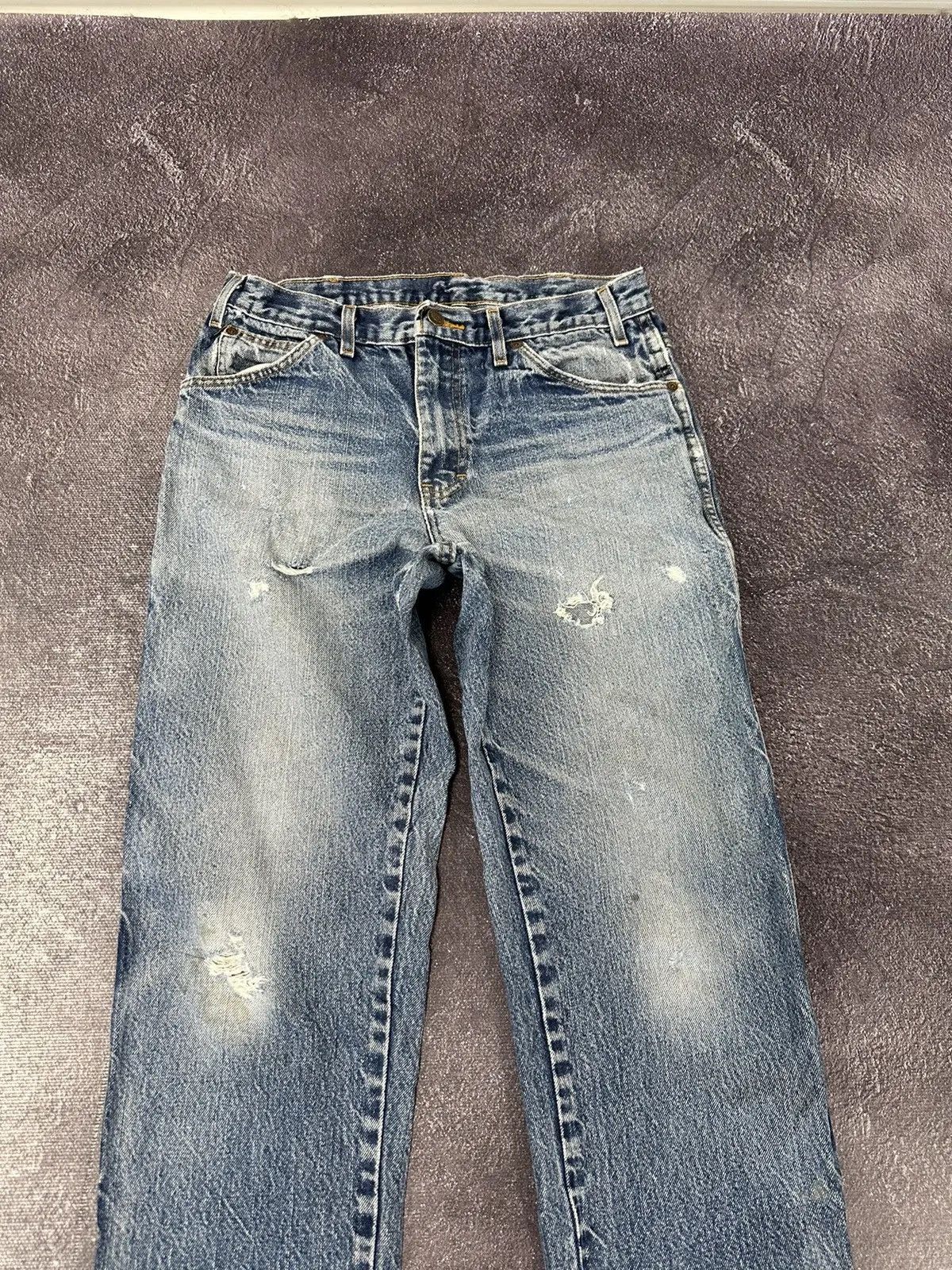 Dickies × Vintage Vintage Dickies USA Faded Blue Hype Work Denim Jeans Size US 32 / EU 48 - 8 Thumbnail