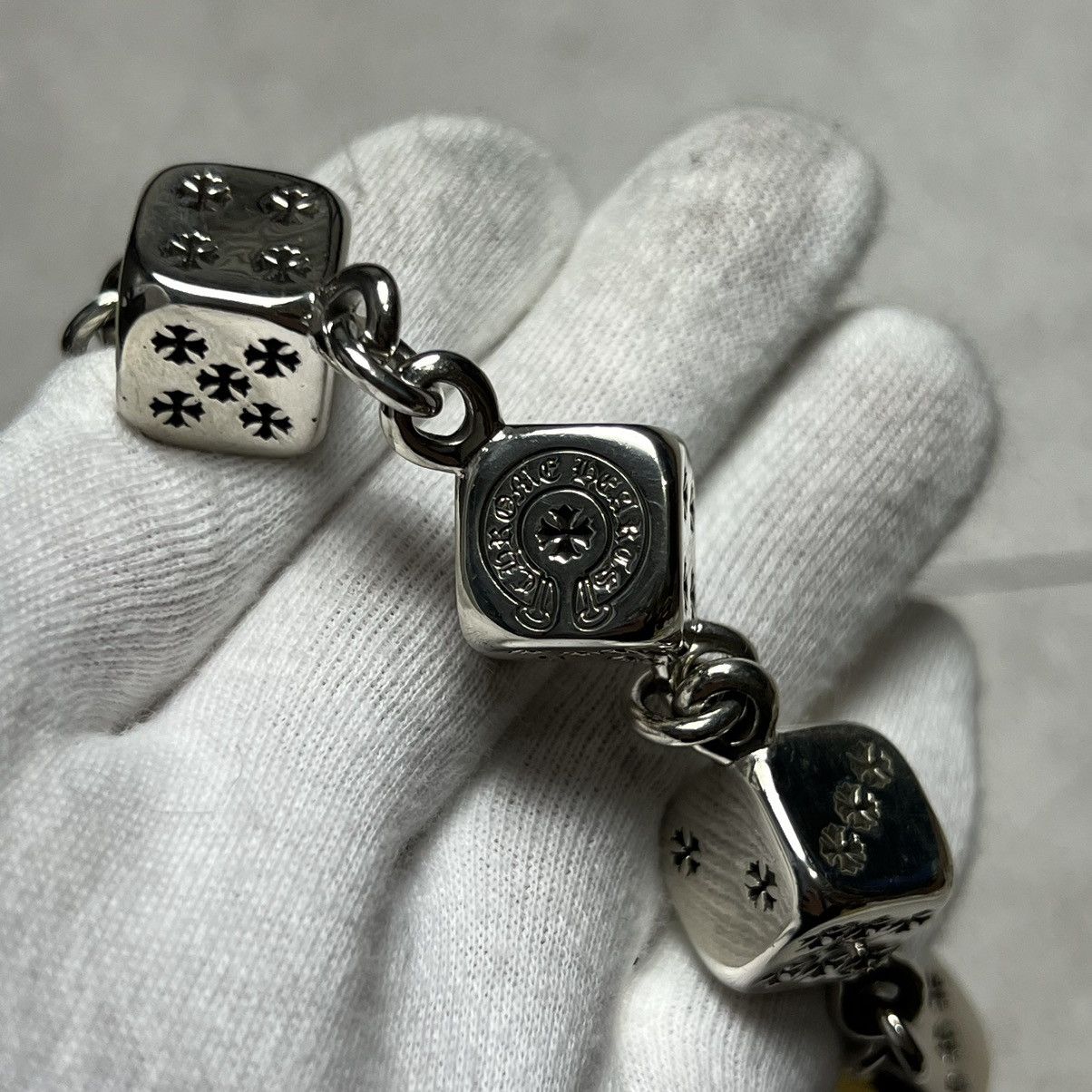 Chrome Hearts New Super Heavy Chrome hearts Silver Dice Wallet Chain Size ONE SIZE - 3 Thumbnail