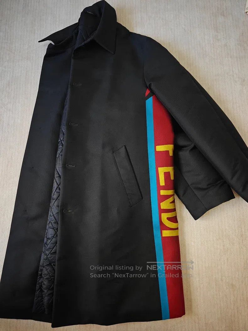 Fendi Fendi Double-sided color-blocked logo coat Size US M / EU 48-50 / 2 - 6 Thumbnail