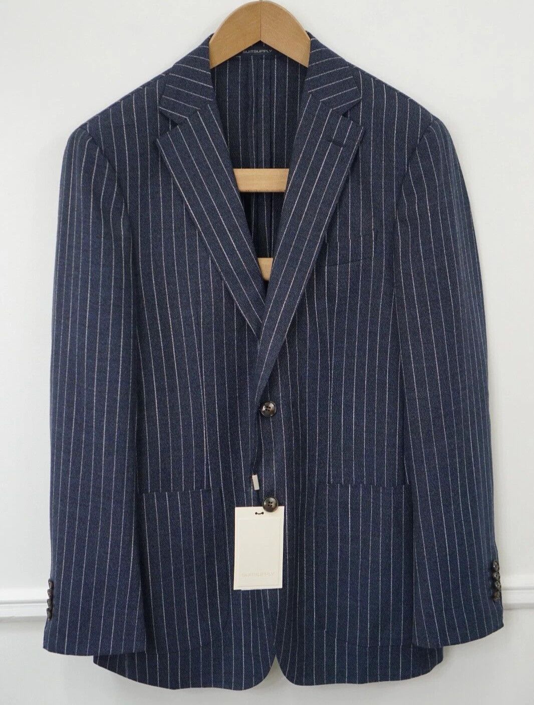 Suitsupply Men Suitsupply Blazer Havana Patch Unlined Traveller UK/US38 Size 38R - 1 Thumbnail