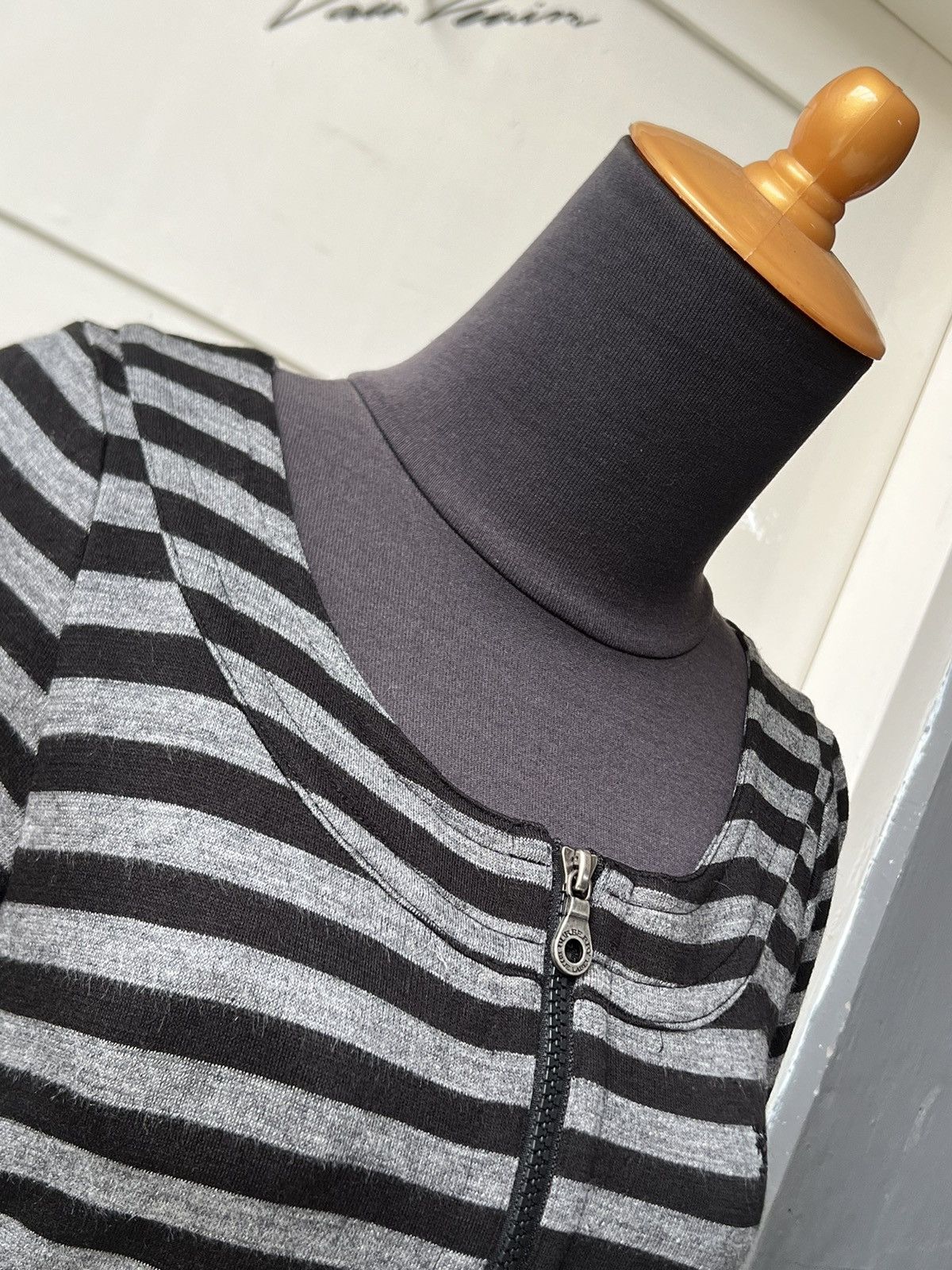 Burberry BURBERRY Striped Midi Dress Size XS / US 0-2 / IT 36-38 - 10 Thumbnail