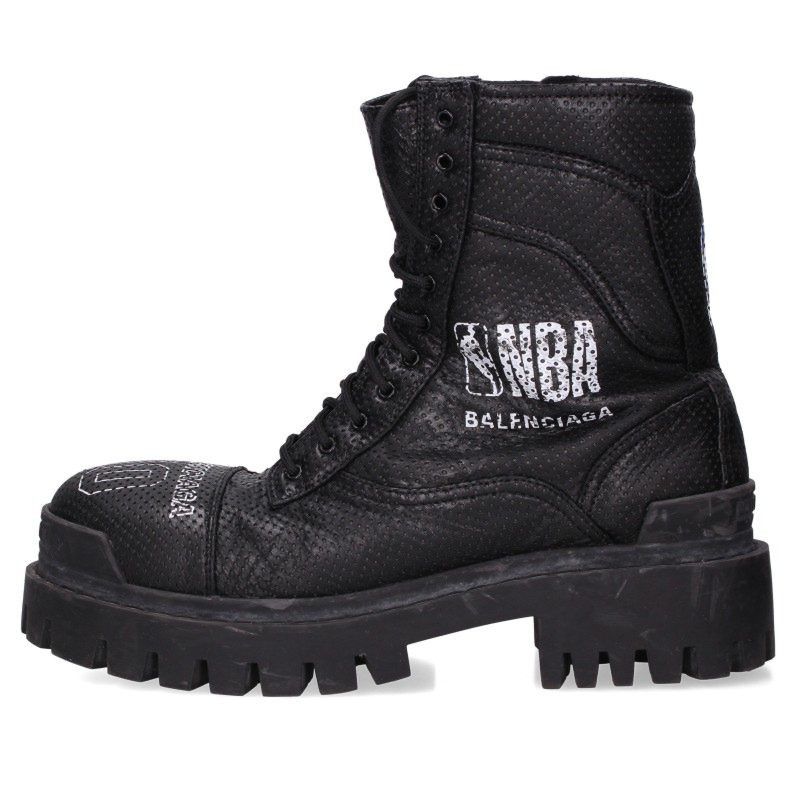 Balenciaga $1050 Balenciaga Excavator Ankle Boot, Black, Size 41