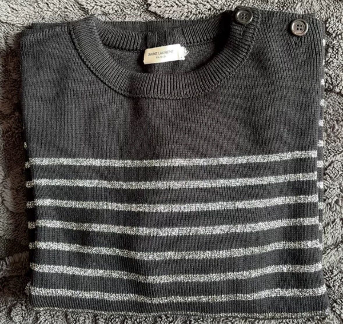 Saint Laurent Paris × Yves Saint Laurent Saint Laurent Knitted Sweater2412-Nextarrow Size US M / EU 48-50 / 2 - 5 Thumbnail