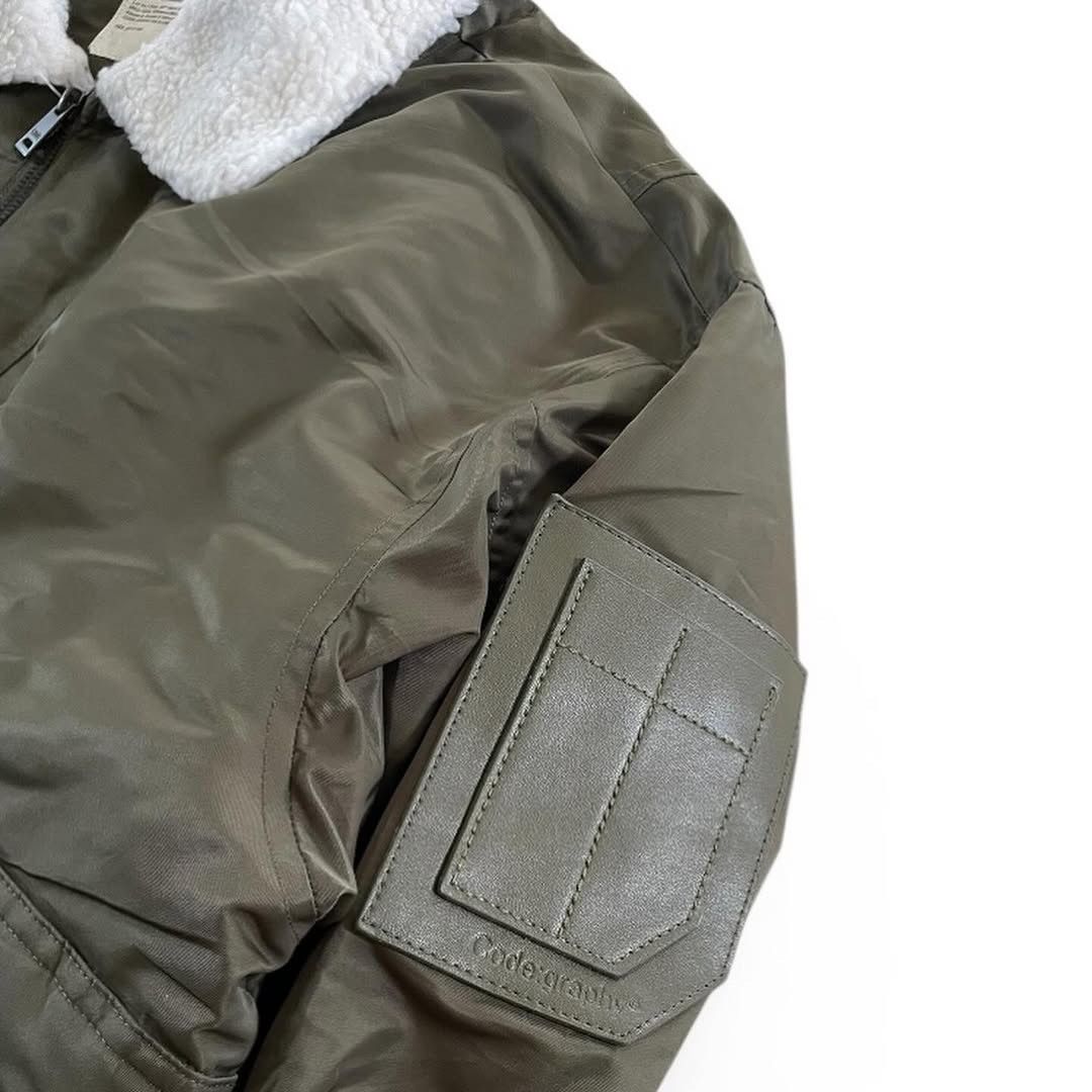 Japanese Brand Codegraphy Fleece Collar 2-WAY Utility MA-1 Jacket Size US M / EU 48-50 / 2 - 9 Thumbnail