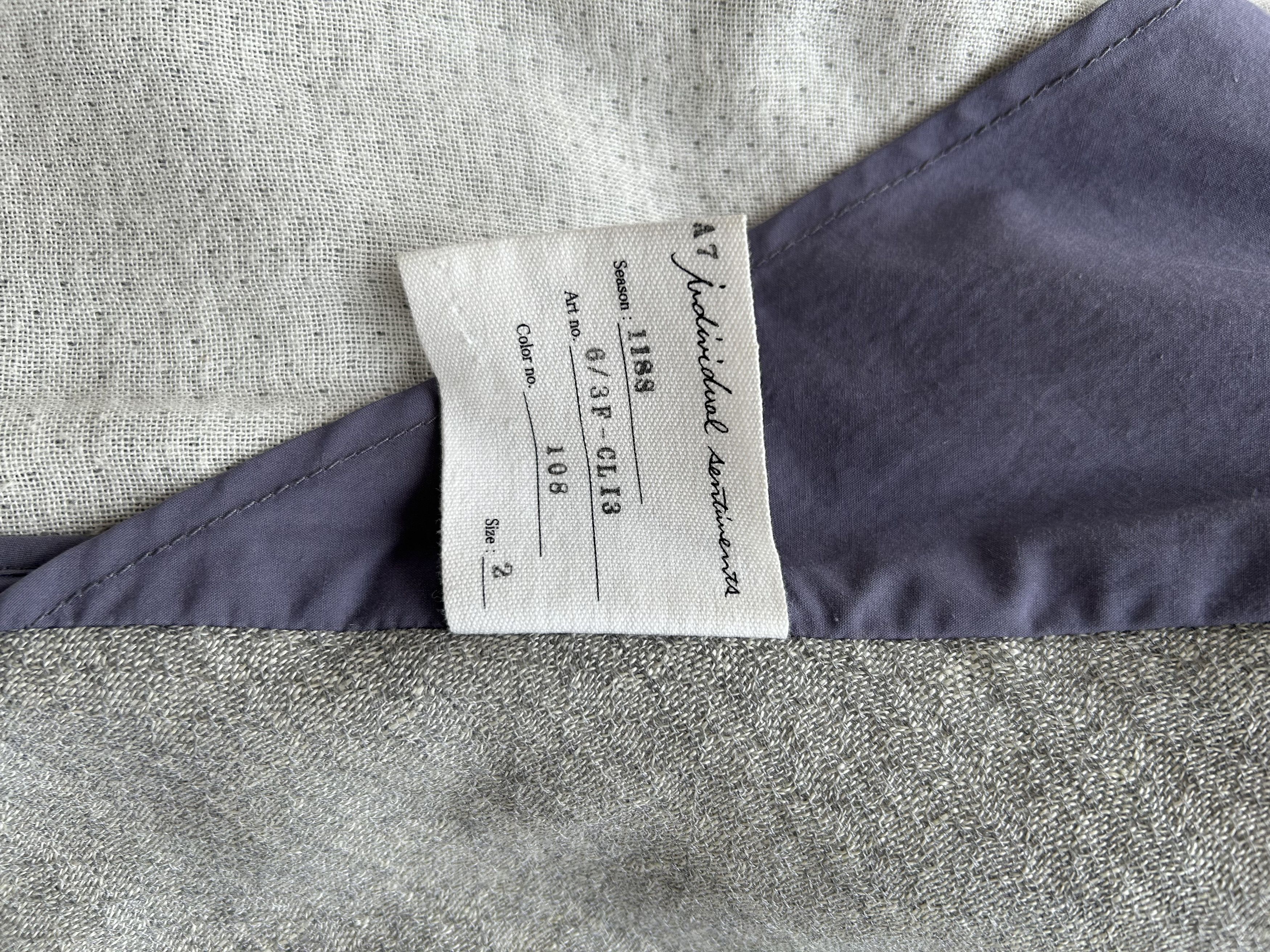 Individual Sentiments Shawl Collar Jacket in Silver (JK22) Size US M / EU 48-50 / 2 - 12 Thumbnail