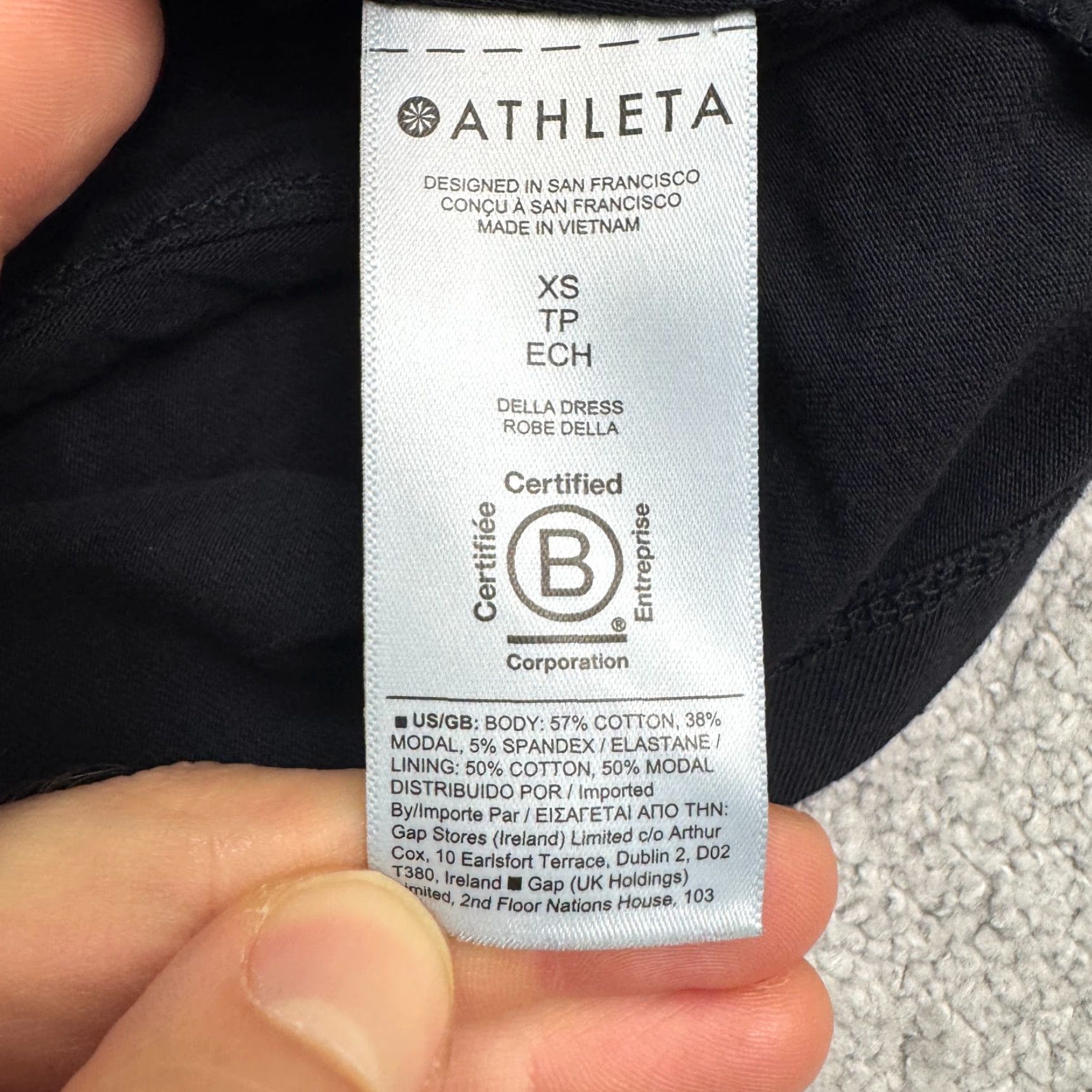 Athleta Athleta Dress XS Womens Black Ruched Knit Sleeveless Scoop Neck Bodycon Short Solid Casual Size XS / US 0-2 / IT 36-38 - 7 Thumbnail