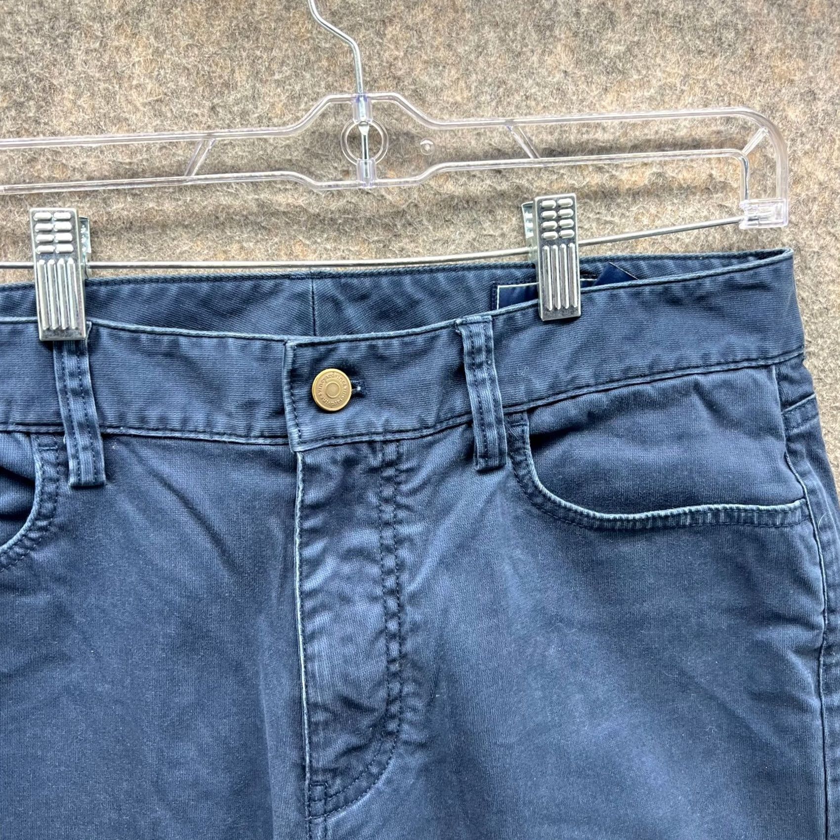 Vineyard Vines Vineyard Vines Pants 32x30 Blue Chino Flat Front Canvas Regular Slant/Pockets Men Vintage 90s? (decade not specified) Size US 32 / EU 48 - 2 Thumbnail