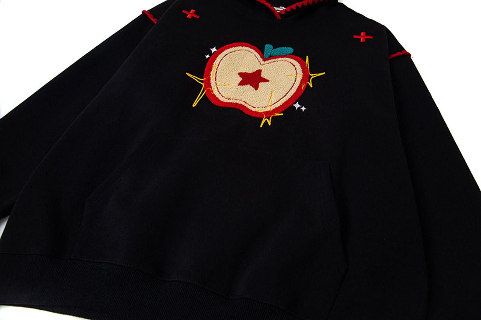 Japanese Brand Apple Graphic Pullover Hoodie Size US M / EU 48-50 / 2 - 2 Thumbnail