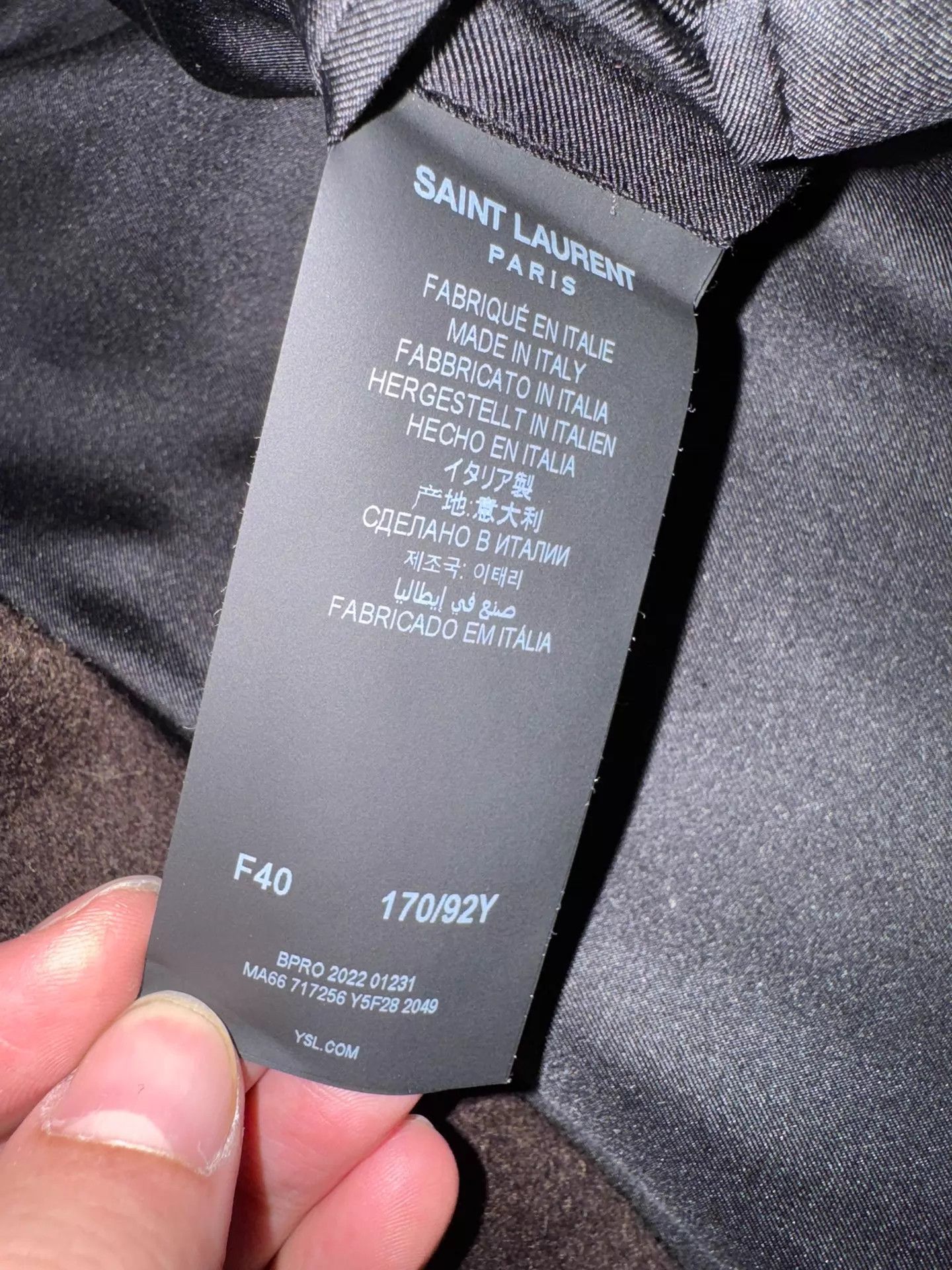 Saint Laurent Paris YSL Women's 100% Cashmere Rose Inspired Coat Size M / US 6-8 / IT 42-44 - 6 Thumbnail