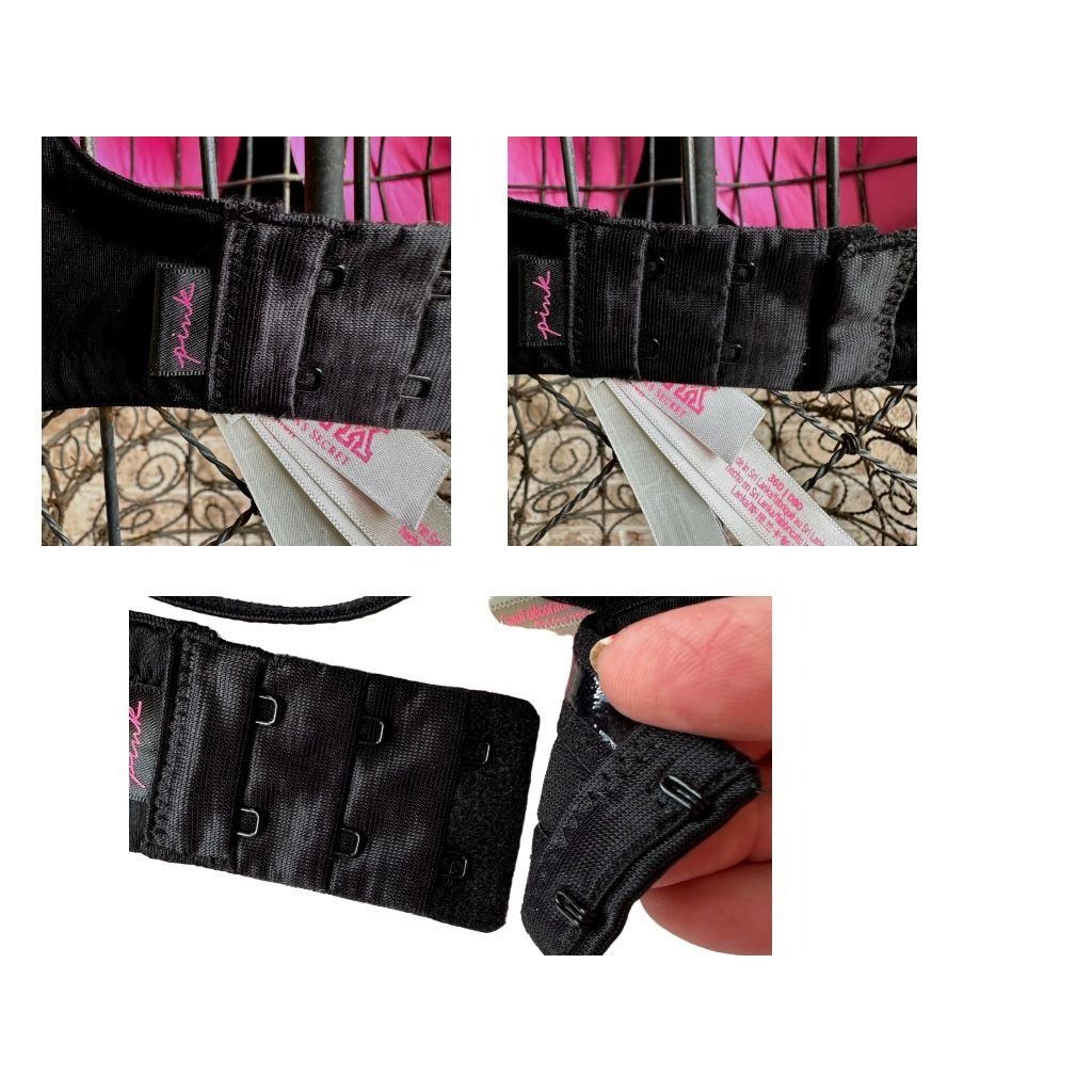 Victoria's Secret Victoria's Secret PINK Mult Way Push Up Bra 36D Black Multip Size ONE SIZE - 6 Thumbnail