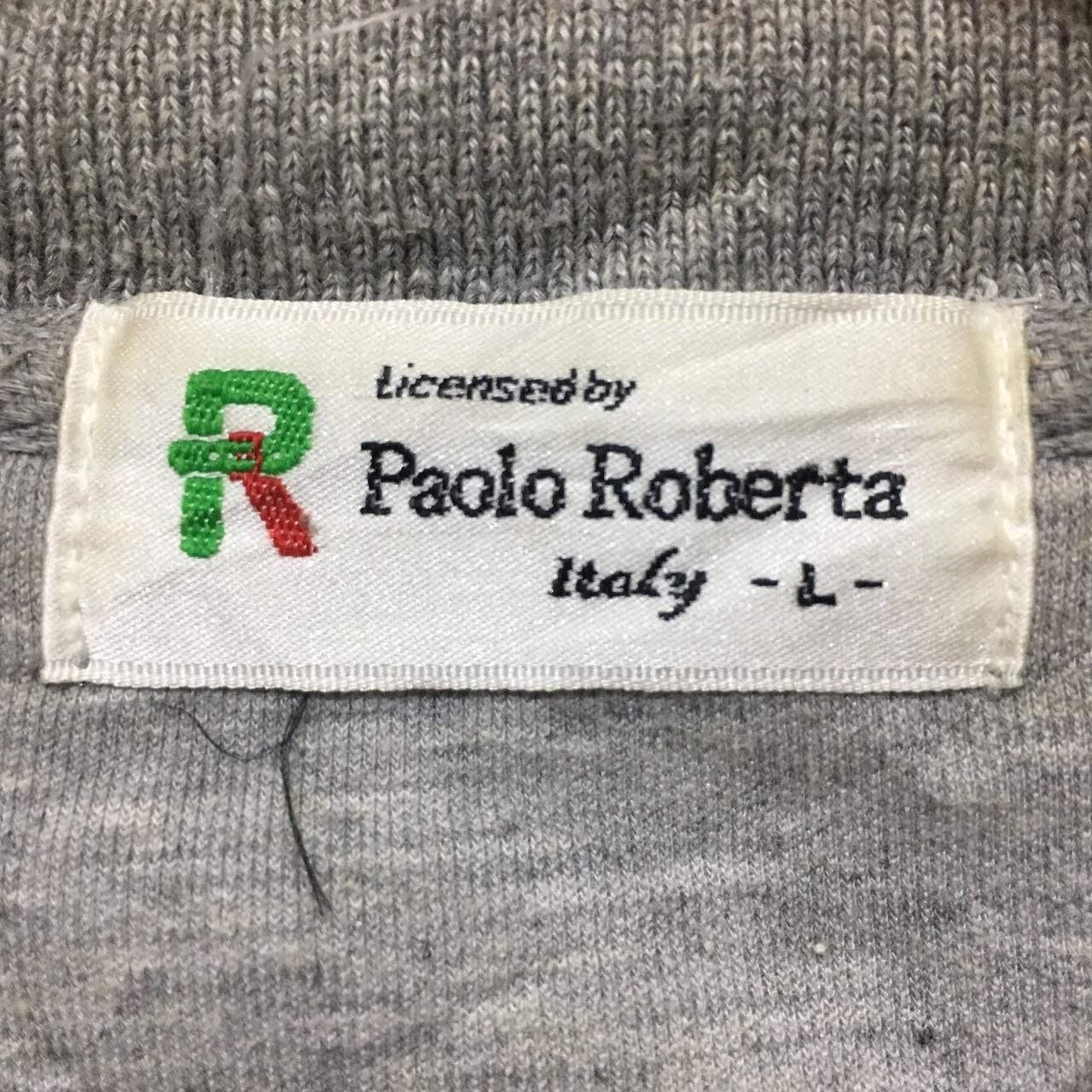 Vintage Vintage PAOLO ROBERTA ITALY Rayon Striped Crewneck Size L / US 10 / IT 46 - 4 Thumbnail