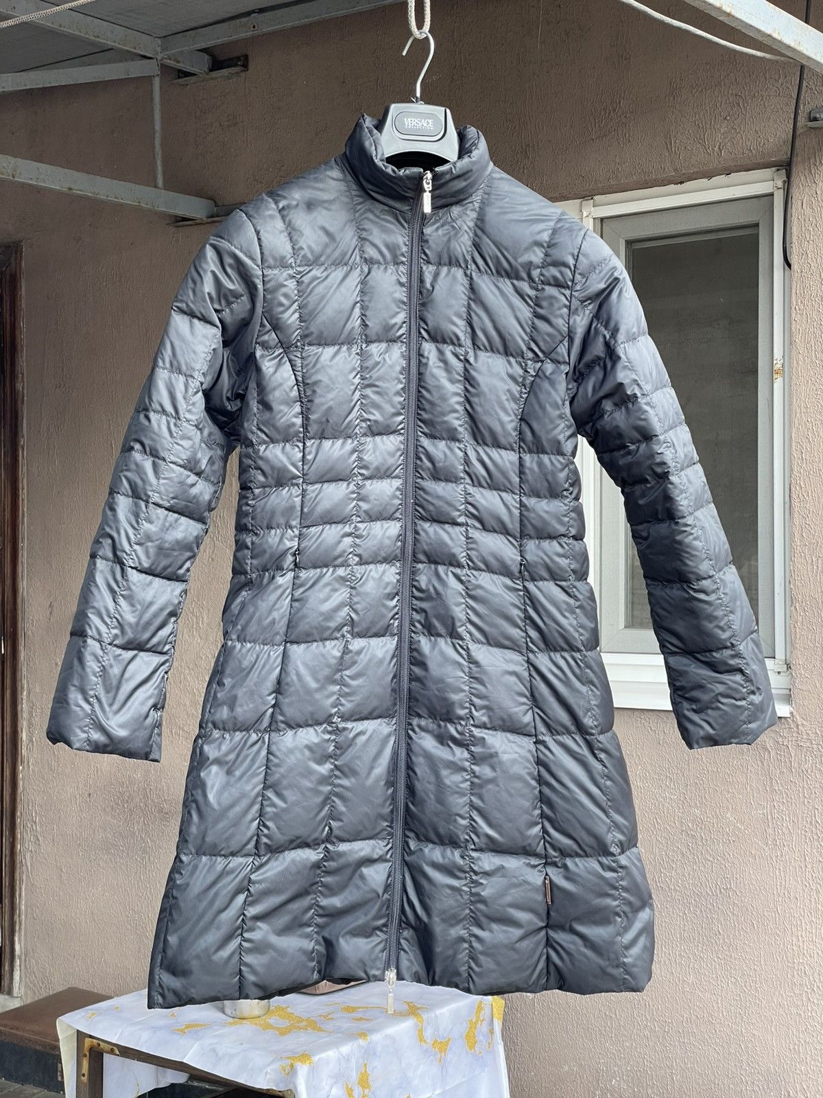 Moncler Vintage MONCLER Women’s Long Quilted Down Jacket Black Size M / US 6-8 / IT 42-44 - 1 Thumbnail