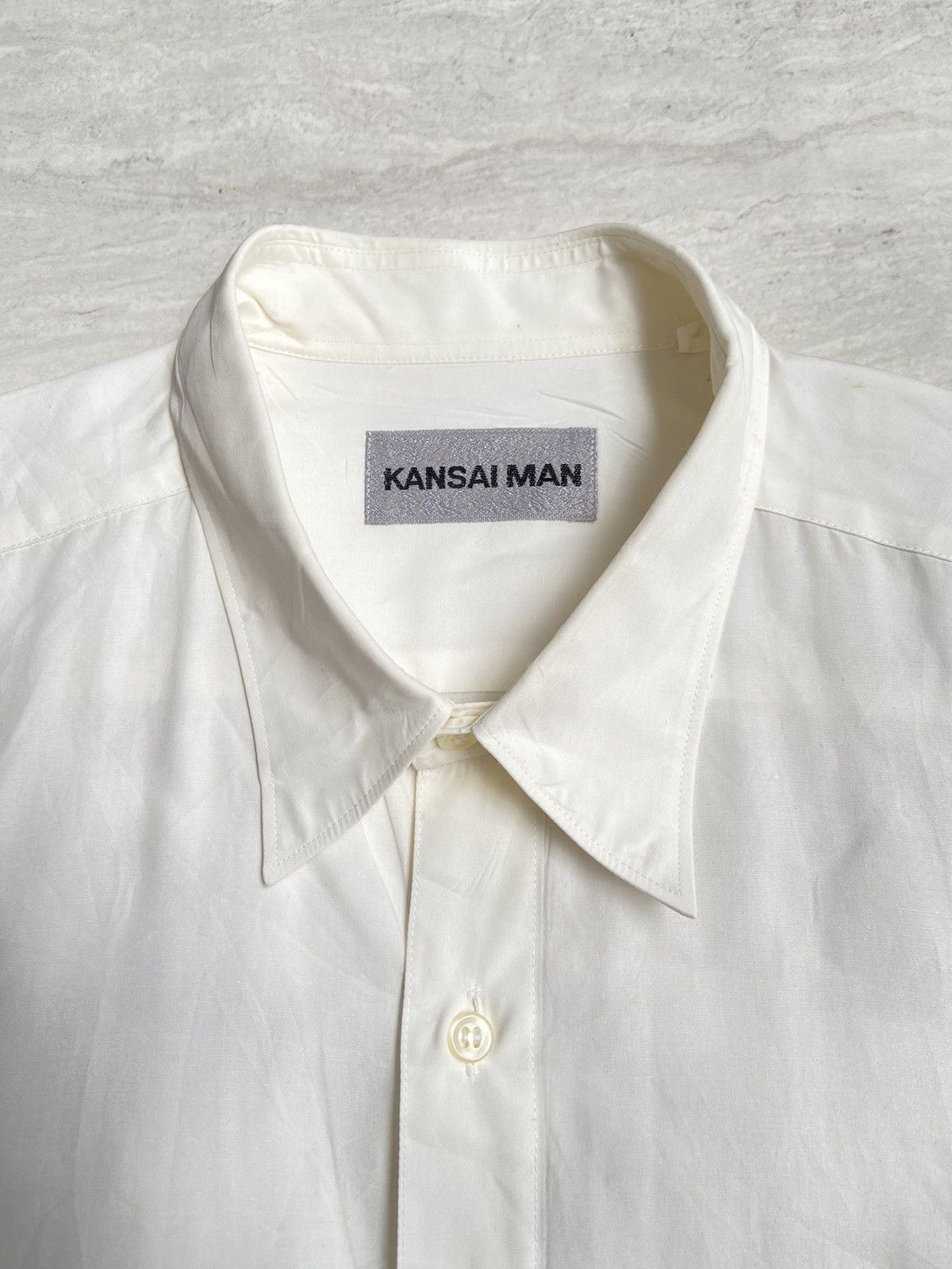 Kansai Yamamoto KANSAI MAN White Shirt Size US L / EU 52-54 / 3 - 5 Thumbnail